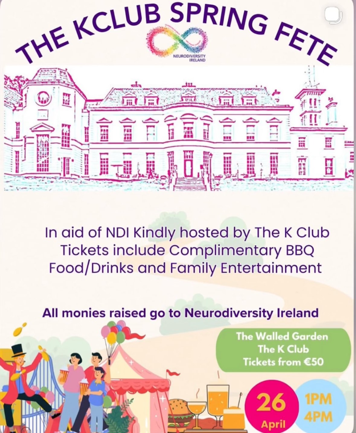 Neurodiversity Ireland Family Garden Party