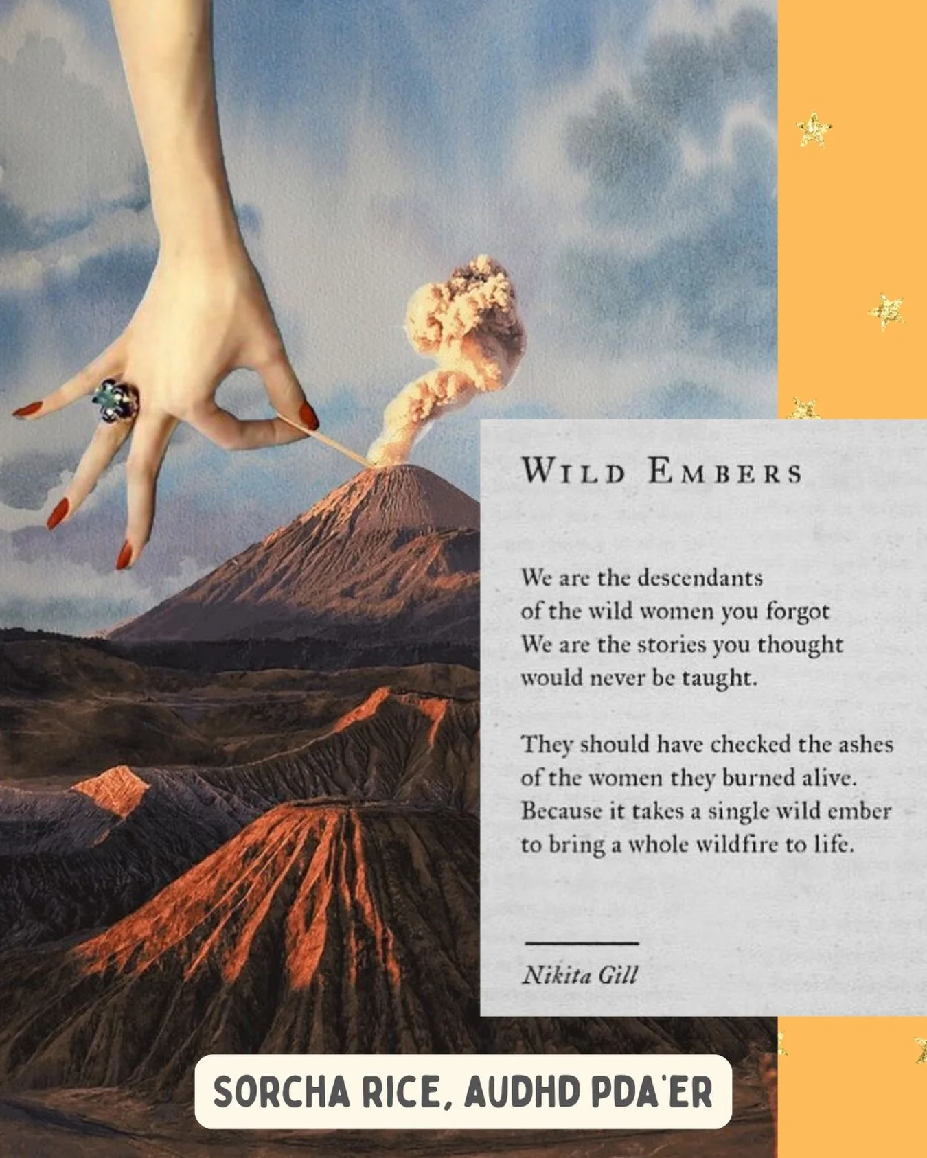 There&rsquo;s a fire in me that was never meant to be extinguished.. only misunderstood, masked and quieted.

But embers don&rsquo;t disappear&hellip; they wait. And when there is safety, space and autonomy.. they rise 🔥

#NeurodivergentVoices #PDAe