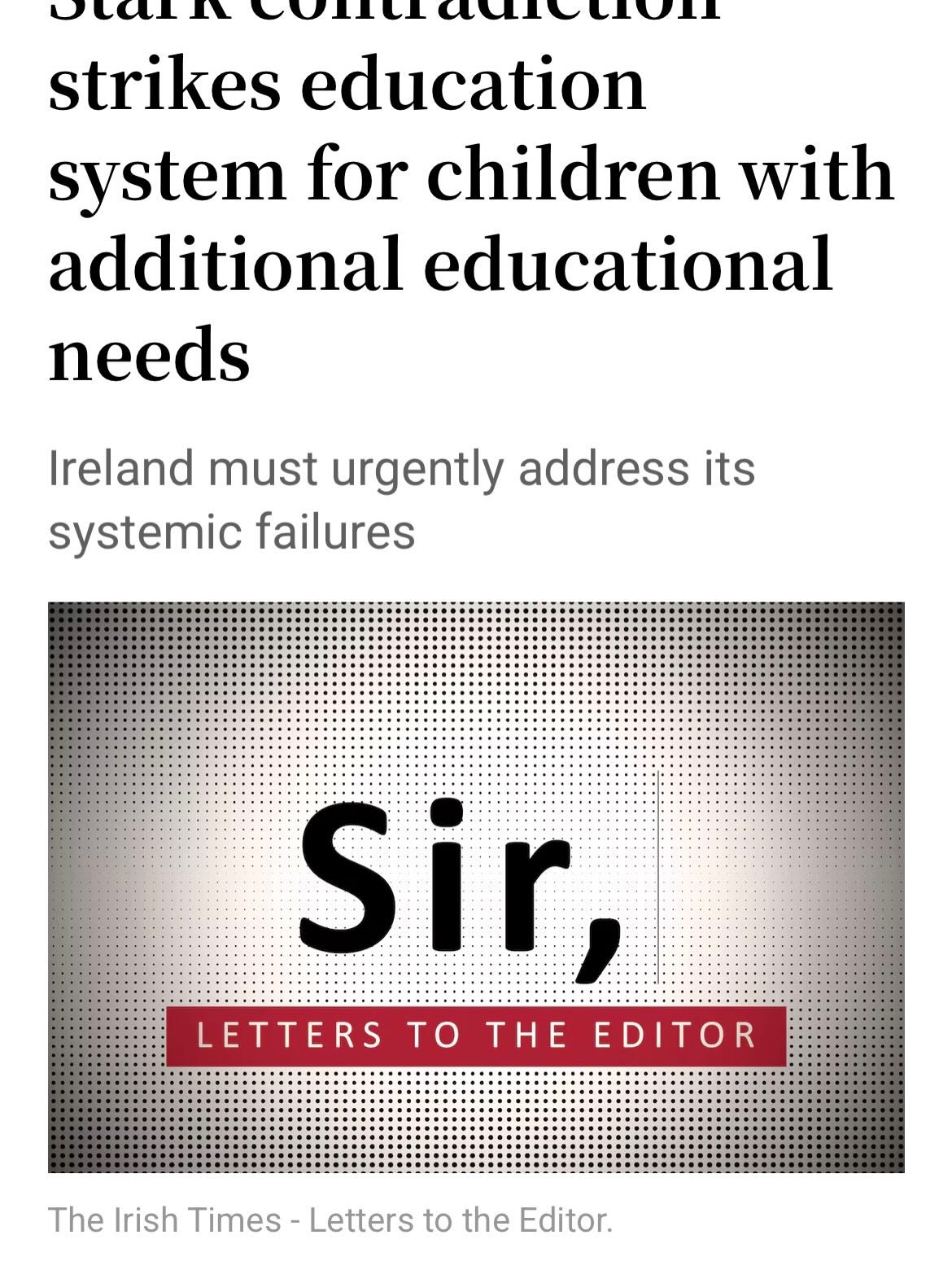 TUSLA have spent &euro;1.1m to tell us 1 in 5 of our children missed more than 20 days school in 2022-23. 

No money has been spent on finding out WHY children are falling out of school at such alarming rates. 

Or how schools might BETTER support ch