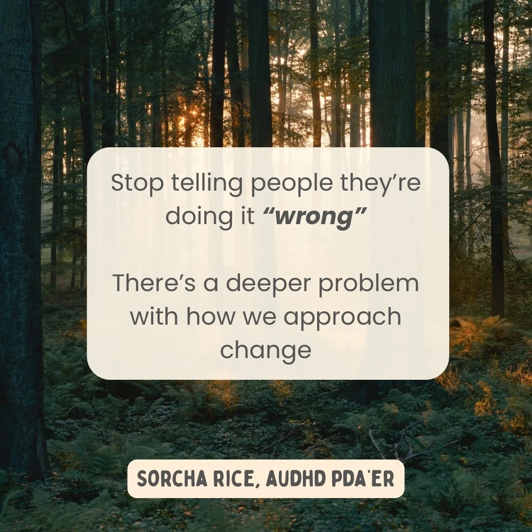 There&rsquo;s a huge difference between correcting someone and supporting someone.

When we only say &ldquo;that&rsquo;s wrong&rdquo; or &ldquo;that&rsquo;s harmful,&rdquo; we might feel clear in our message, but we&rsquo;re not actually helping peop