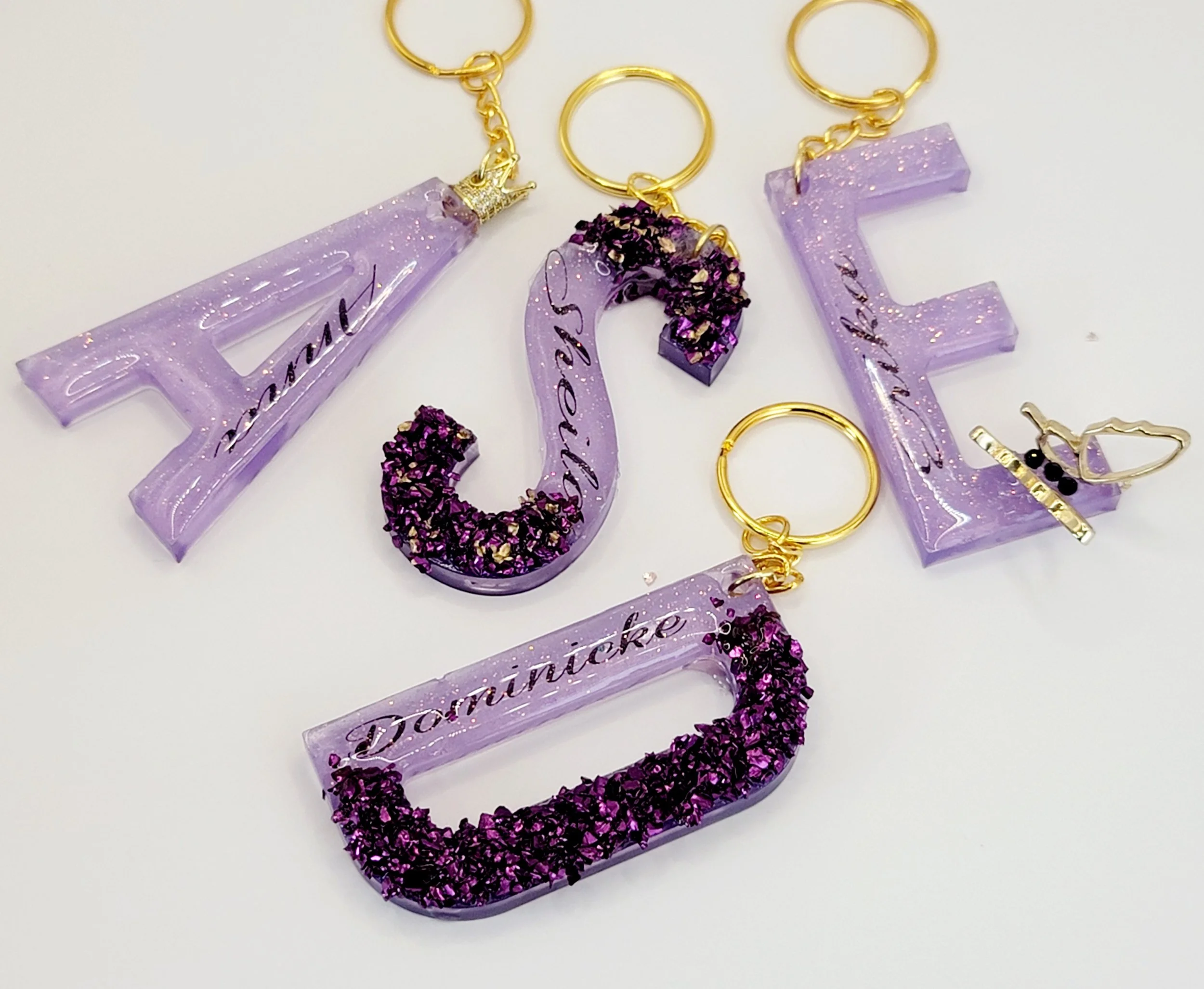 Elle-Nitial Keychains