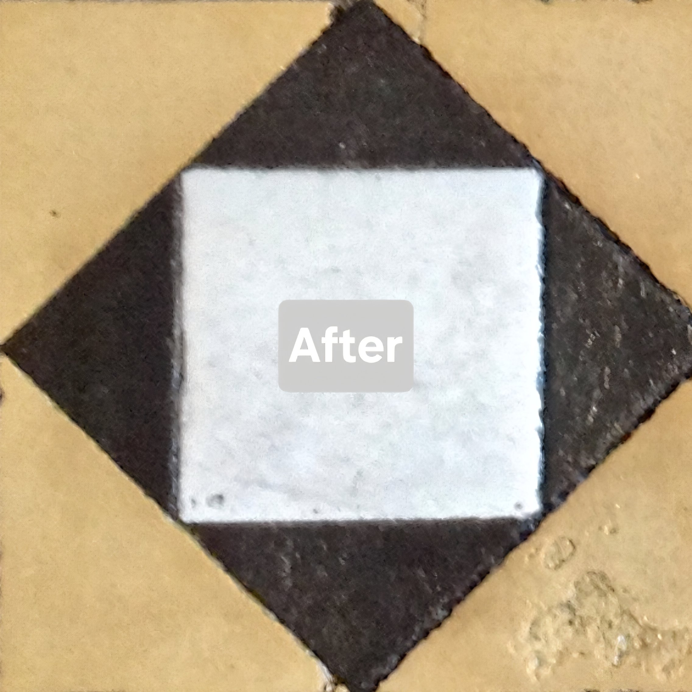 The same small square of nine tiles with "After" written on it
