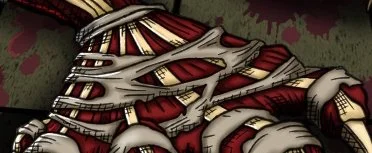 Zoomed in comic drawing of a RE 2 Licker claw