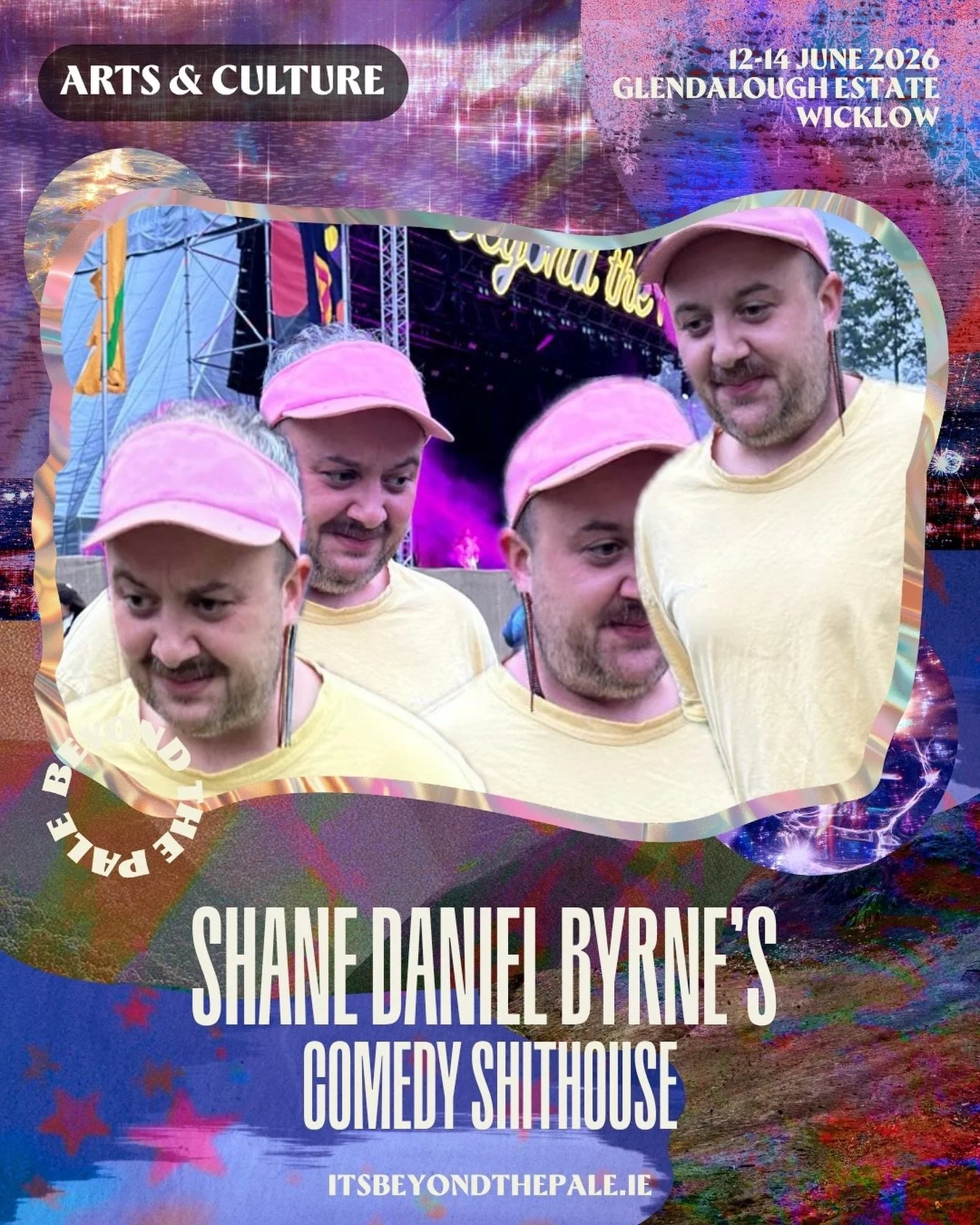 I am hosting an exquisite line up of comedians down at @beyondthepaleie 

Saturday 16:30
Sunday 16:45 in Strawberry Fields. 
Different comedians each day! 

Come and see us!