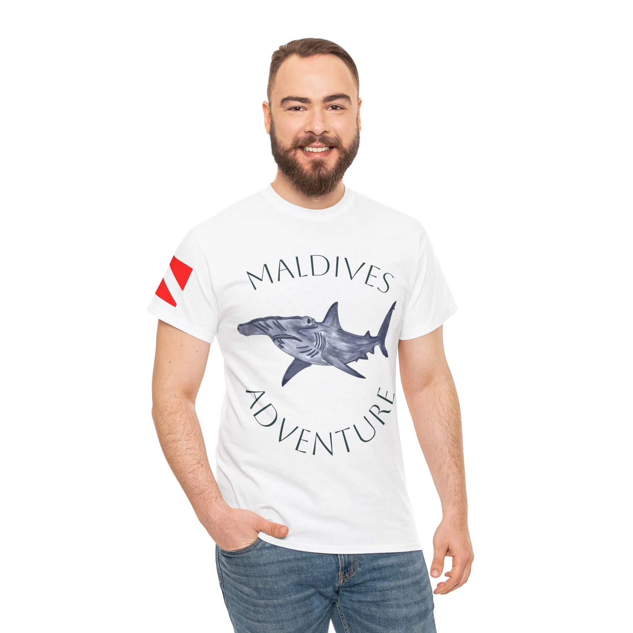 Shark Ocean Tee — Vintage Underwater Reef Graphic T-Shirt