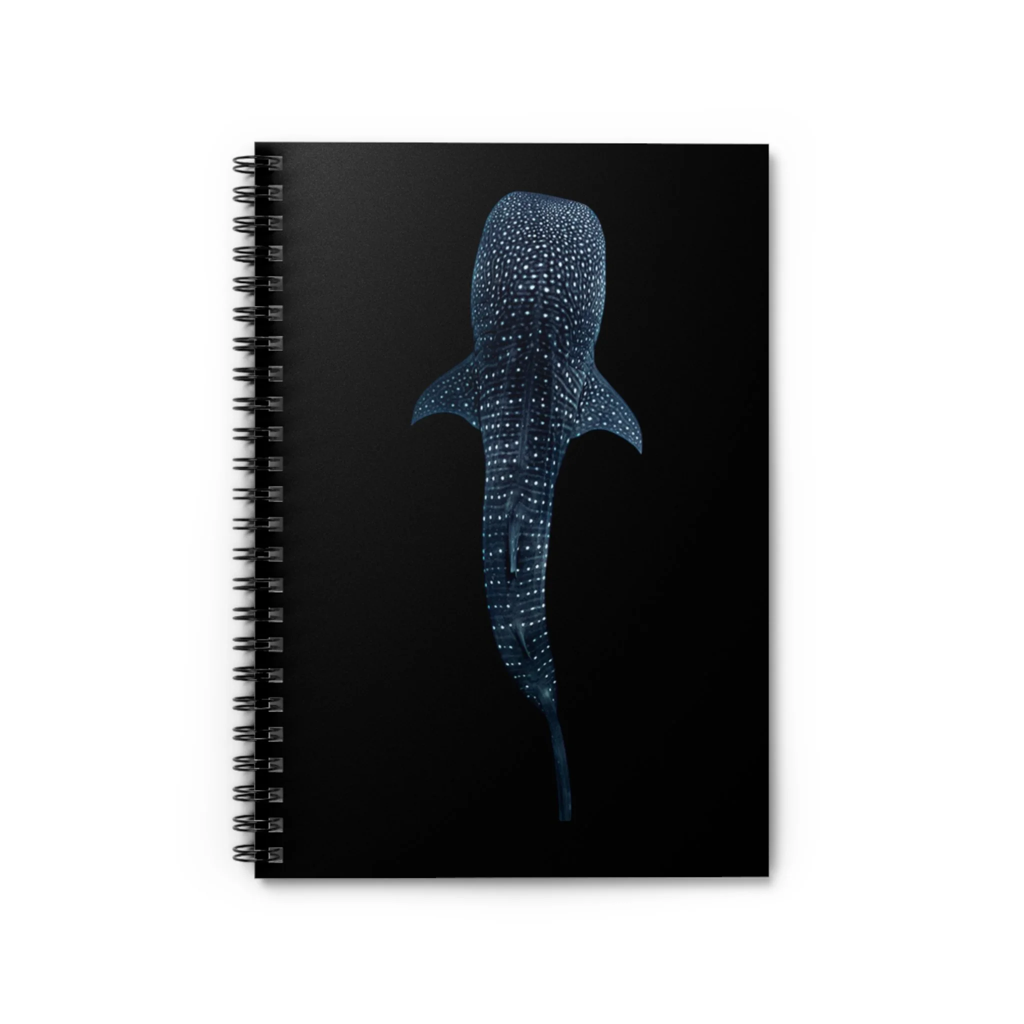 Whale Shark Spiral Notebook — Ocean Journal, Ruled Lined Notebook for Marine Lovers