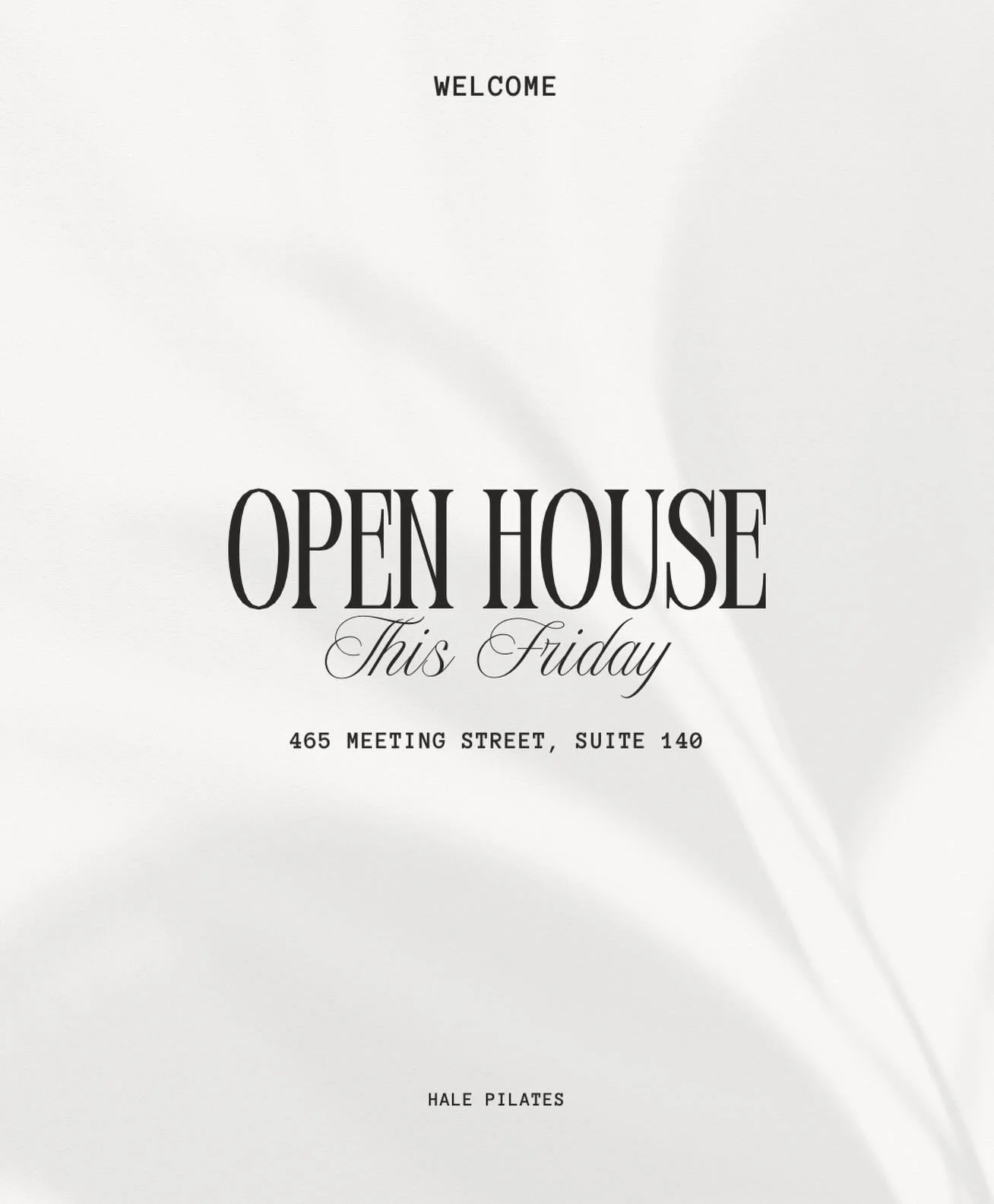 Mark your calendars. 🖊️ 
Friday, March 27th @ 4pm. Come walk through and check out Charleston&rsquo;s newest reformer pilates studio!