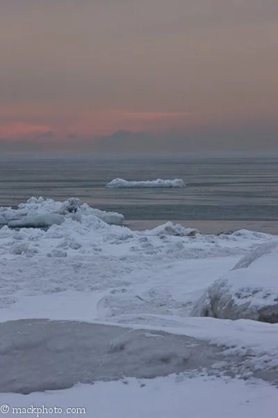 And now for sunrise on Lake Michigan...