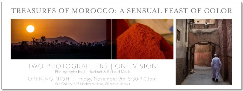 Jill Buckner & Richard Mack Gallery Opening - Morocco Work