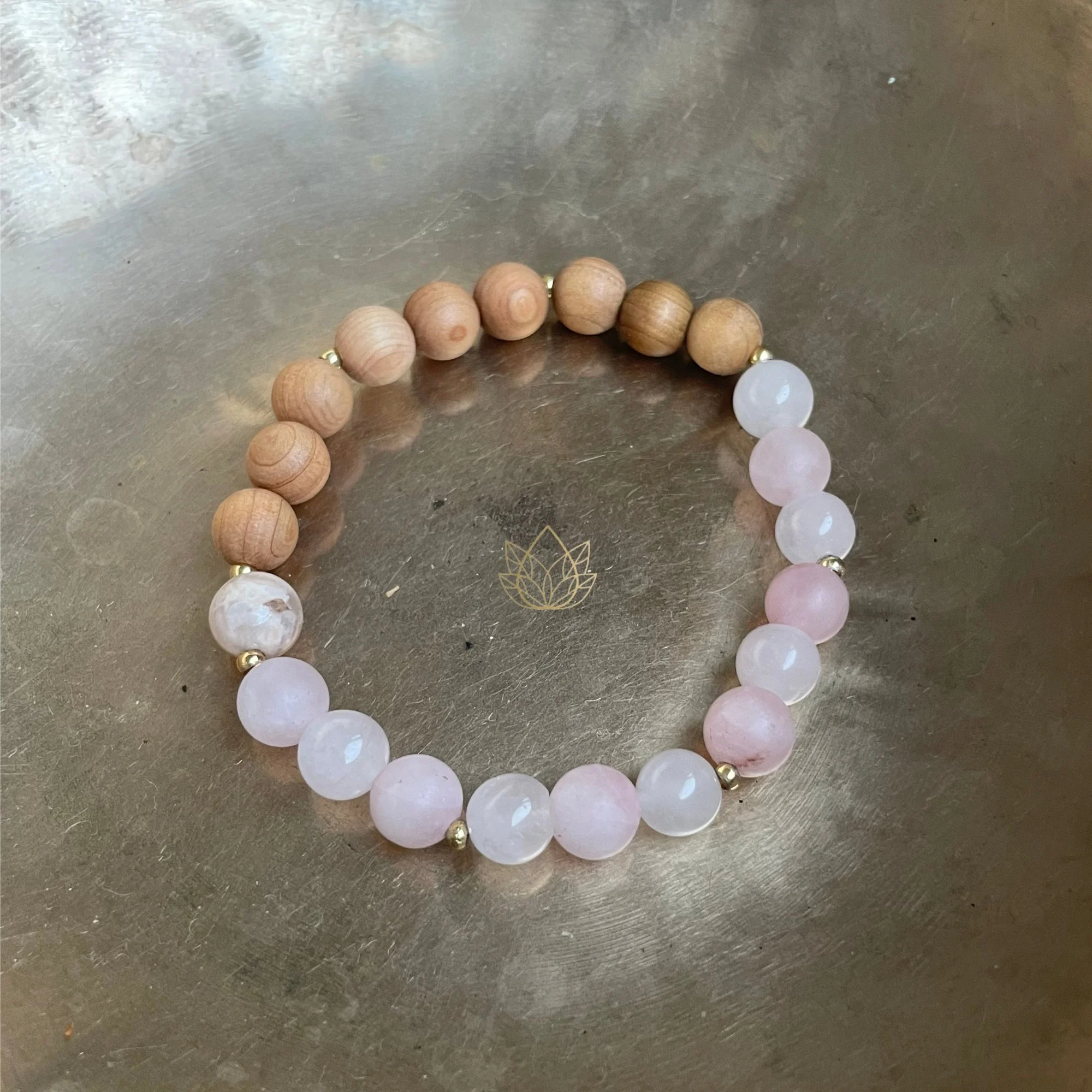 DIFFUSER ARMBAND · Rosenquarz & Sonnenstein