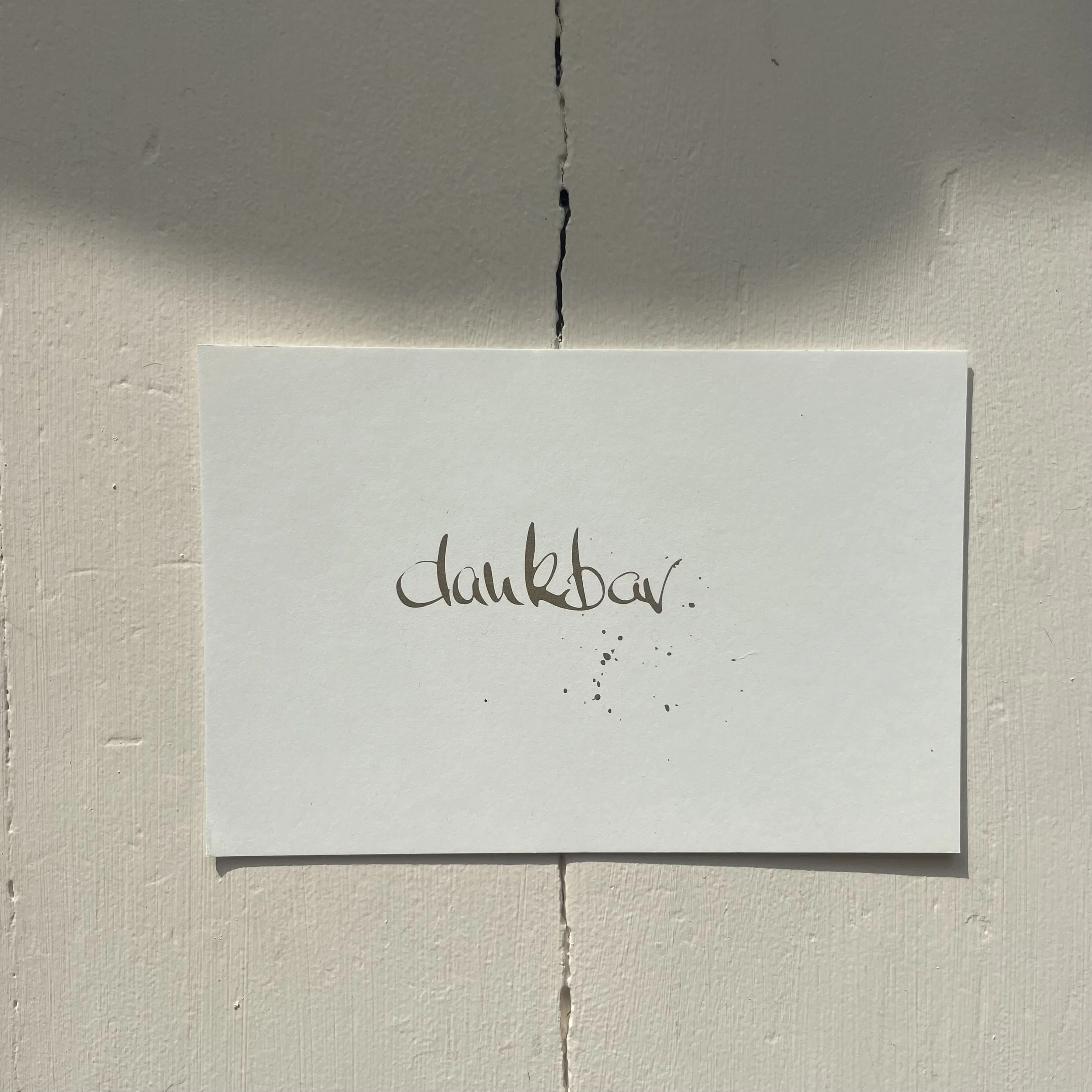 POSTKARTE | dankbar