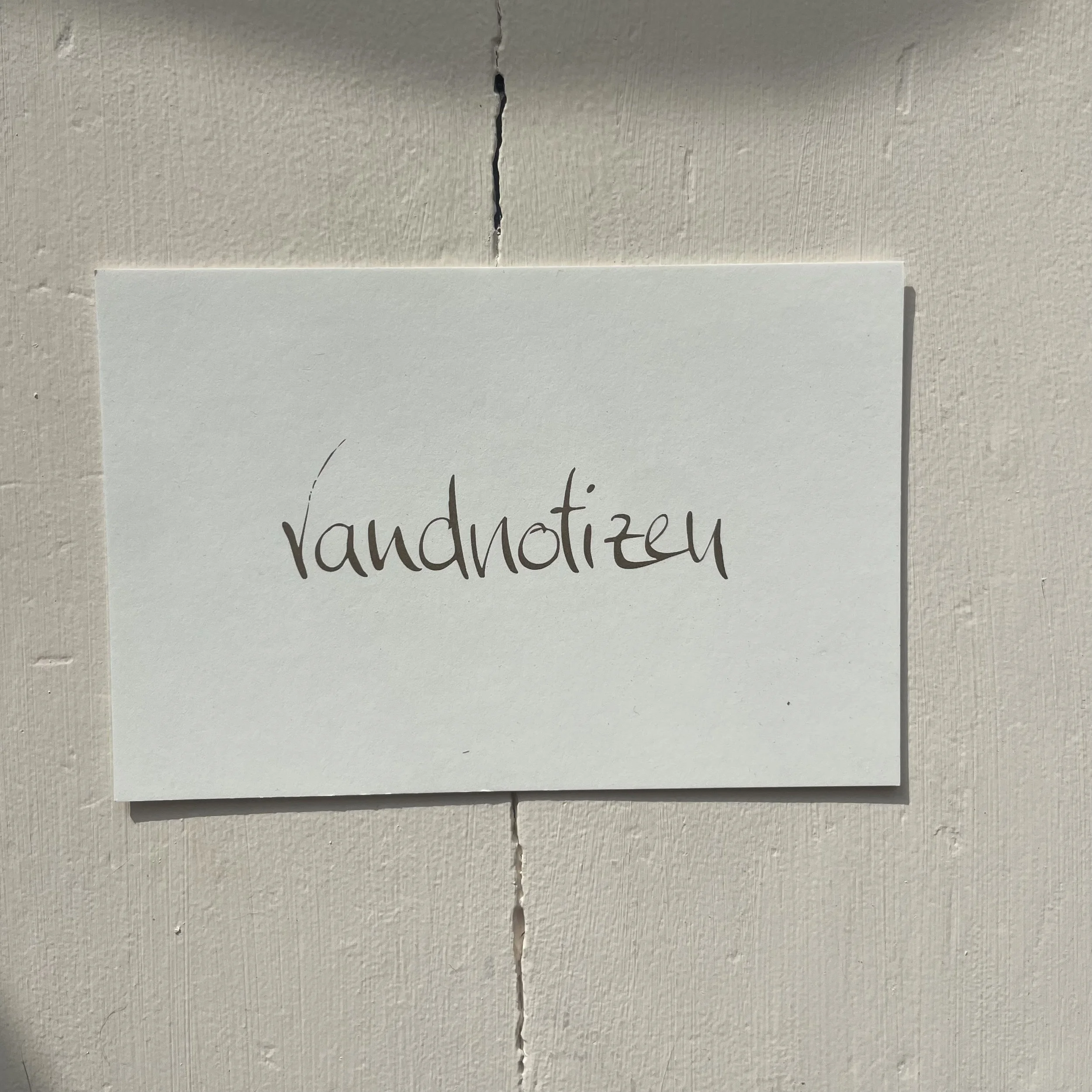 POSTKARTE | Randnotizen
