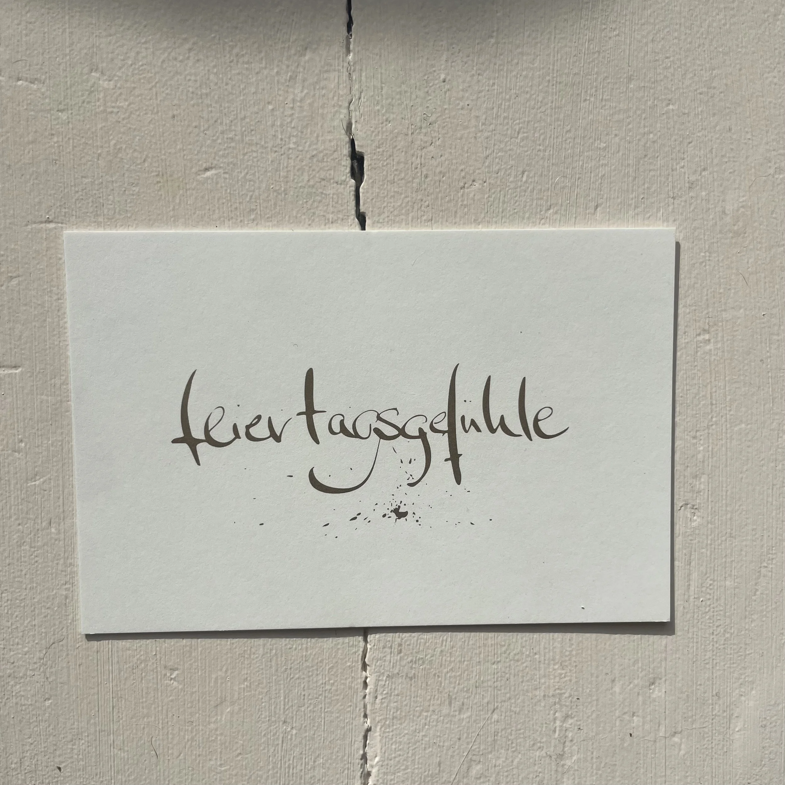 POSTKARTE | Feiertagsgefühle