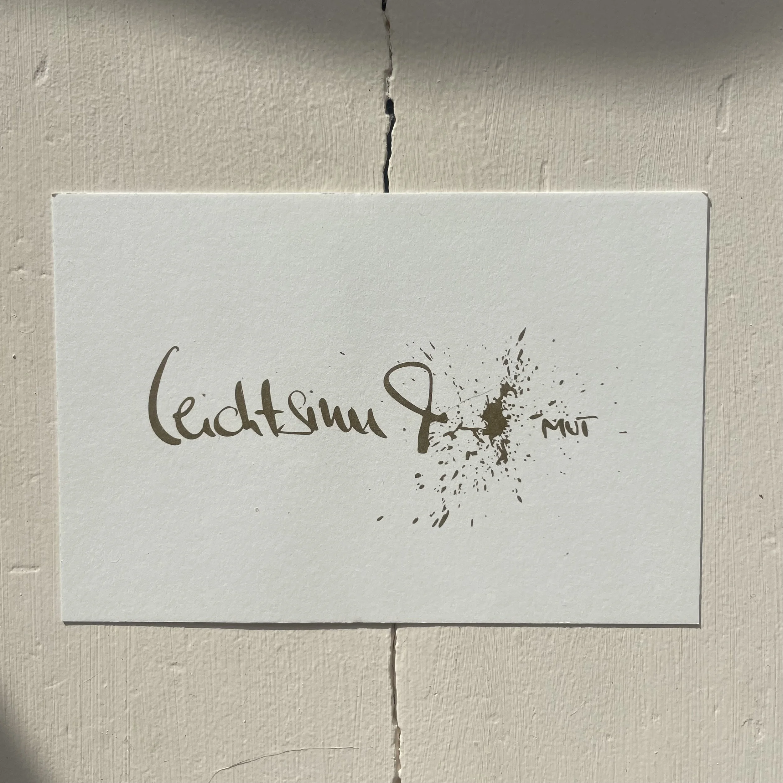 POSTKARTE | Leichtsinn & Mut