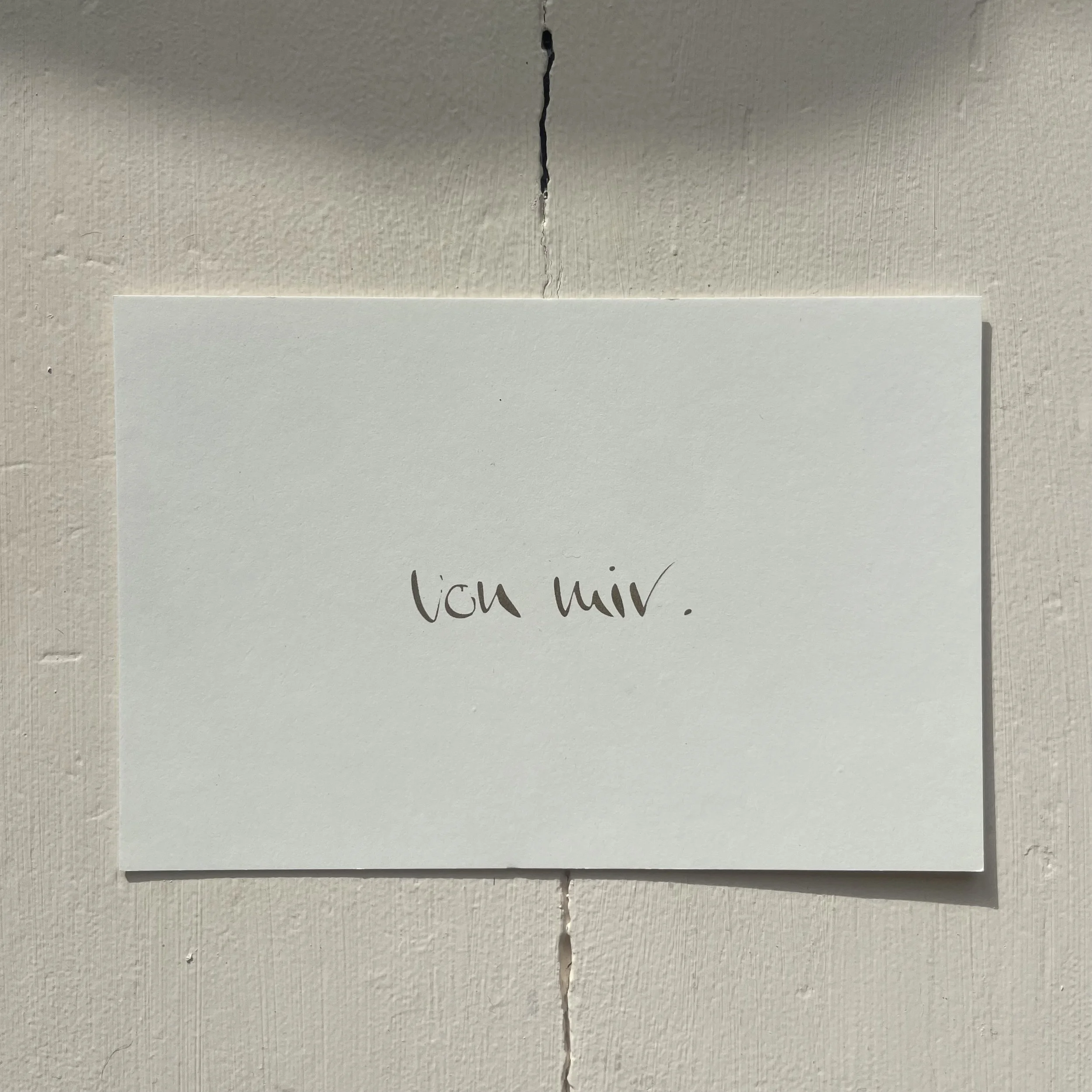 POSTKARTE | von mir