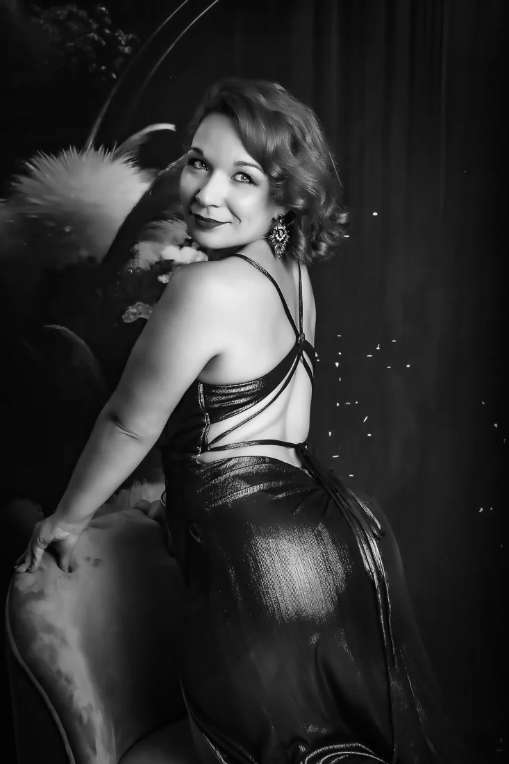 Portrait Old Hollywood Noir&Blanc