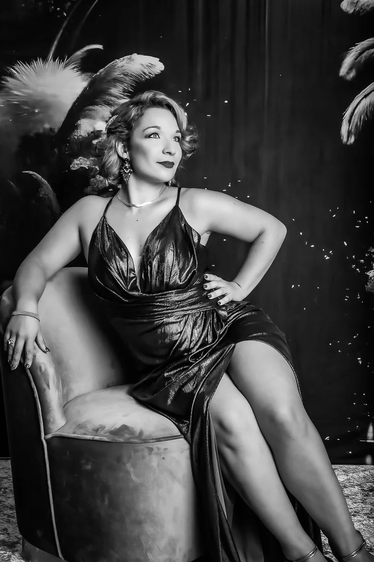 Portrait Old Hollywood Noir&Blanc