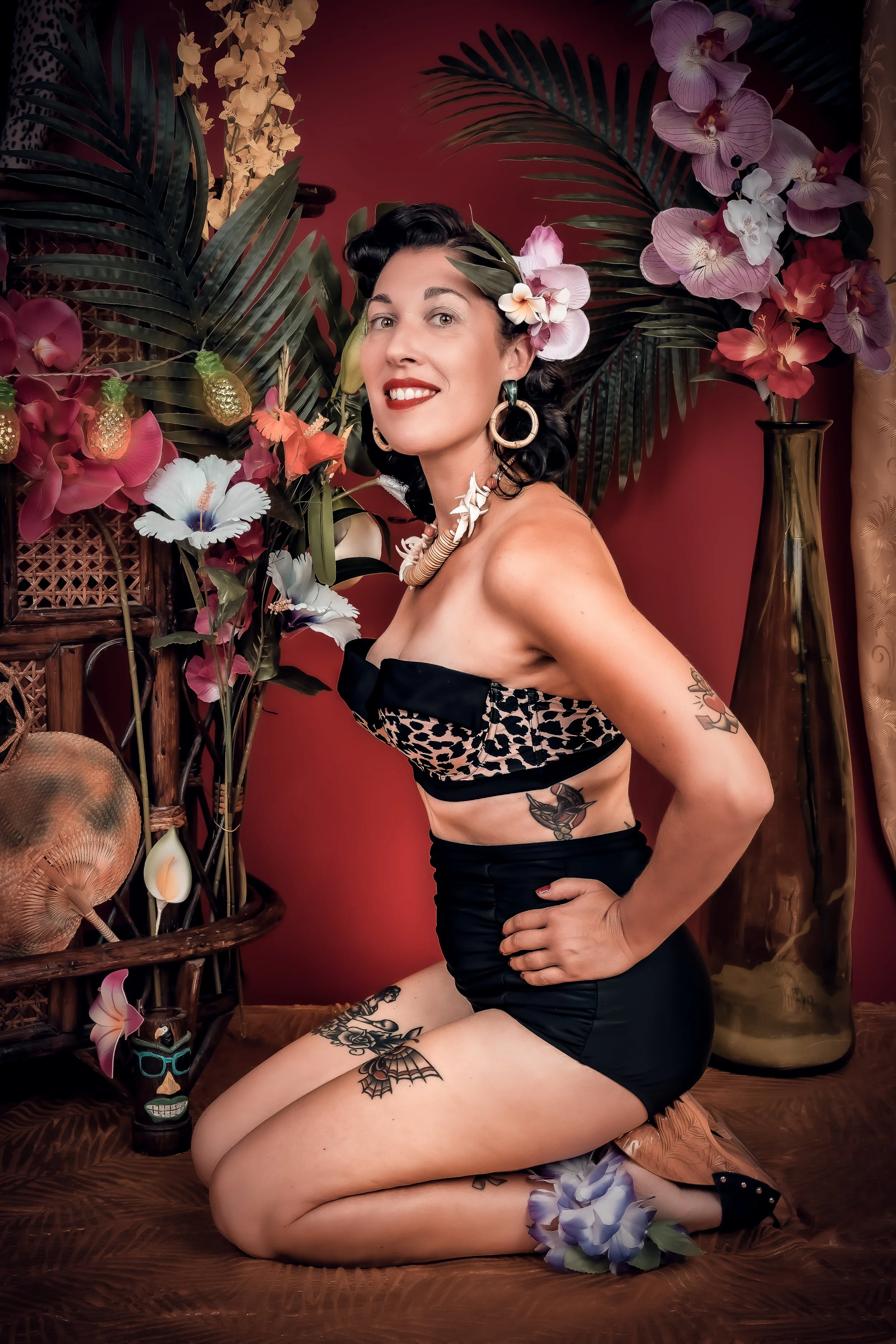 Portrait Pin-up Tiki