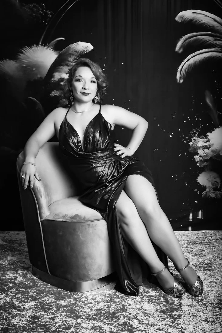 Portrait Old Hollywood Noir&Blanc