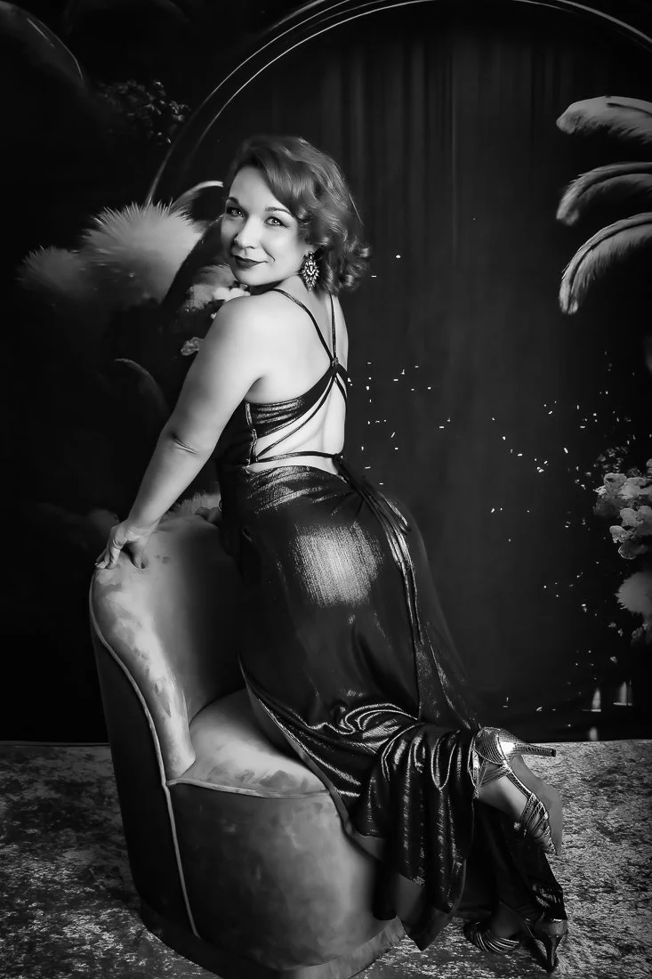 Portrait Old Hollywood Noir&Blanc