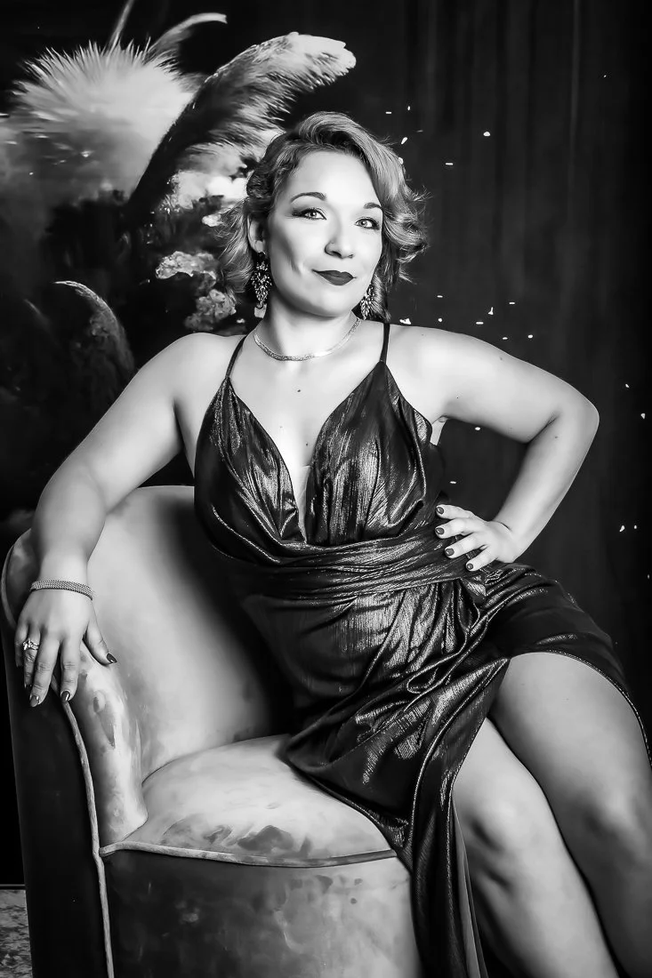 Portrait Old Hollywood Noir&Blanc