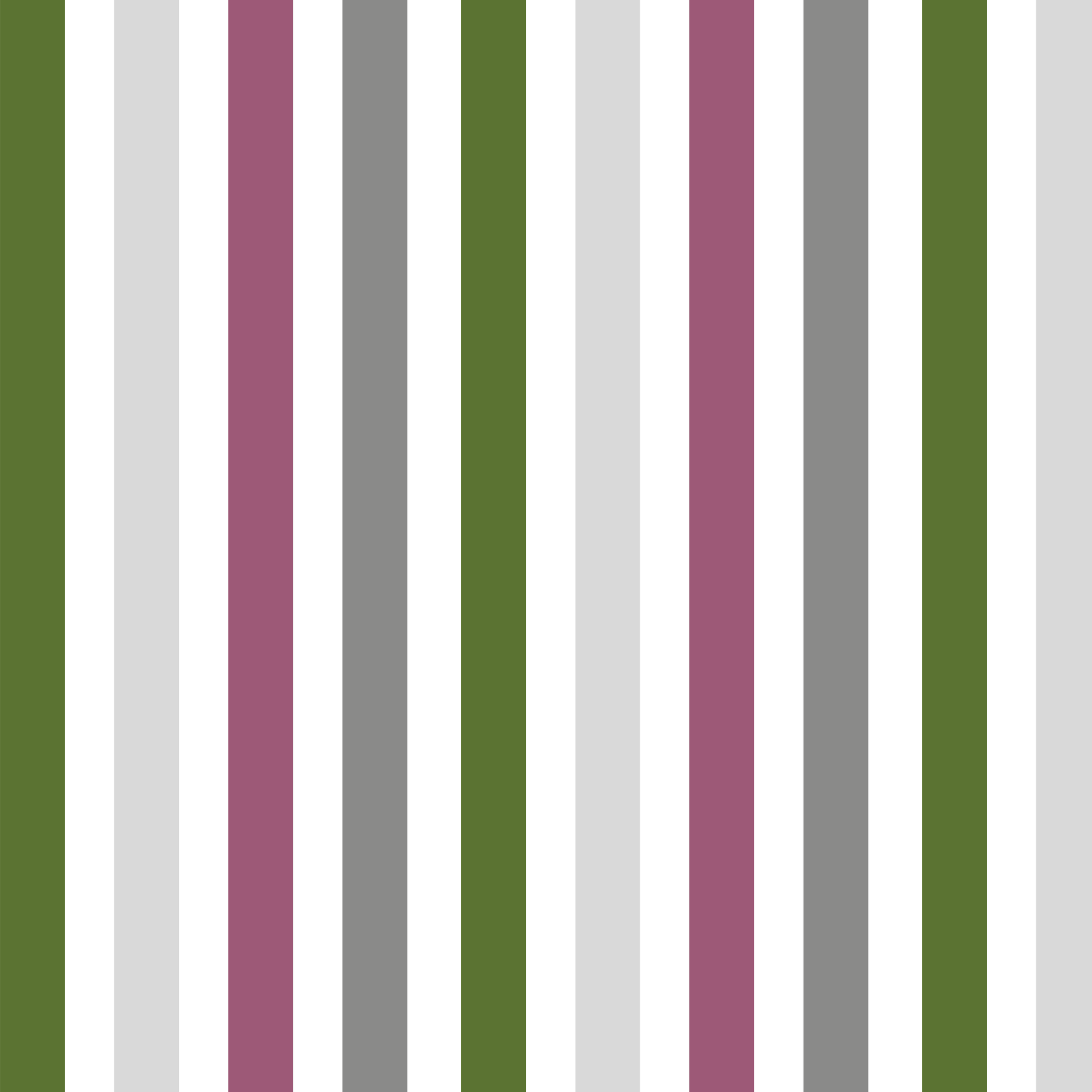 A pattern of vertical stripes in green, white, black, purple, and gray colors.