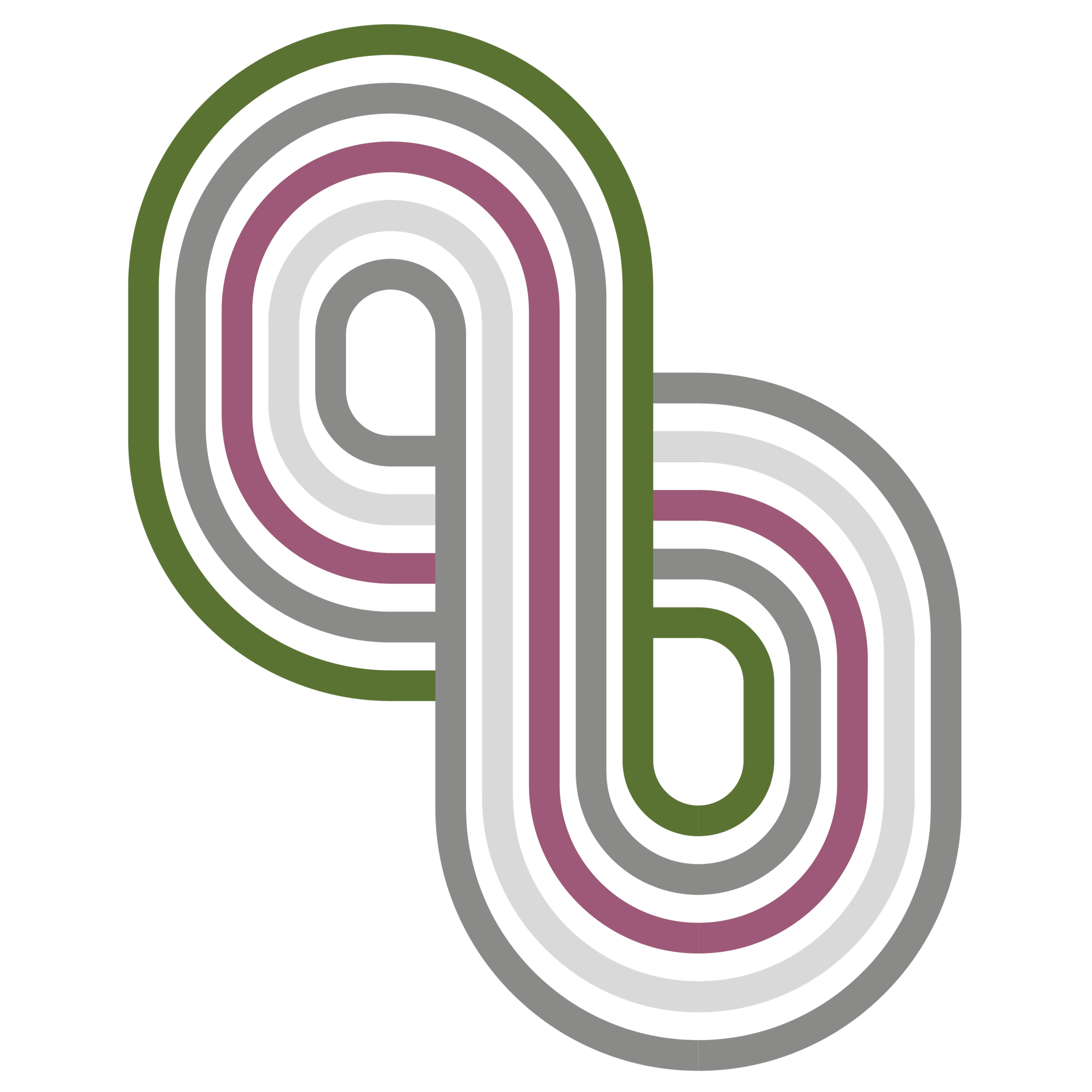 Stylized number 95 in neon colors on black background.