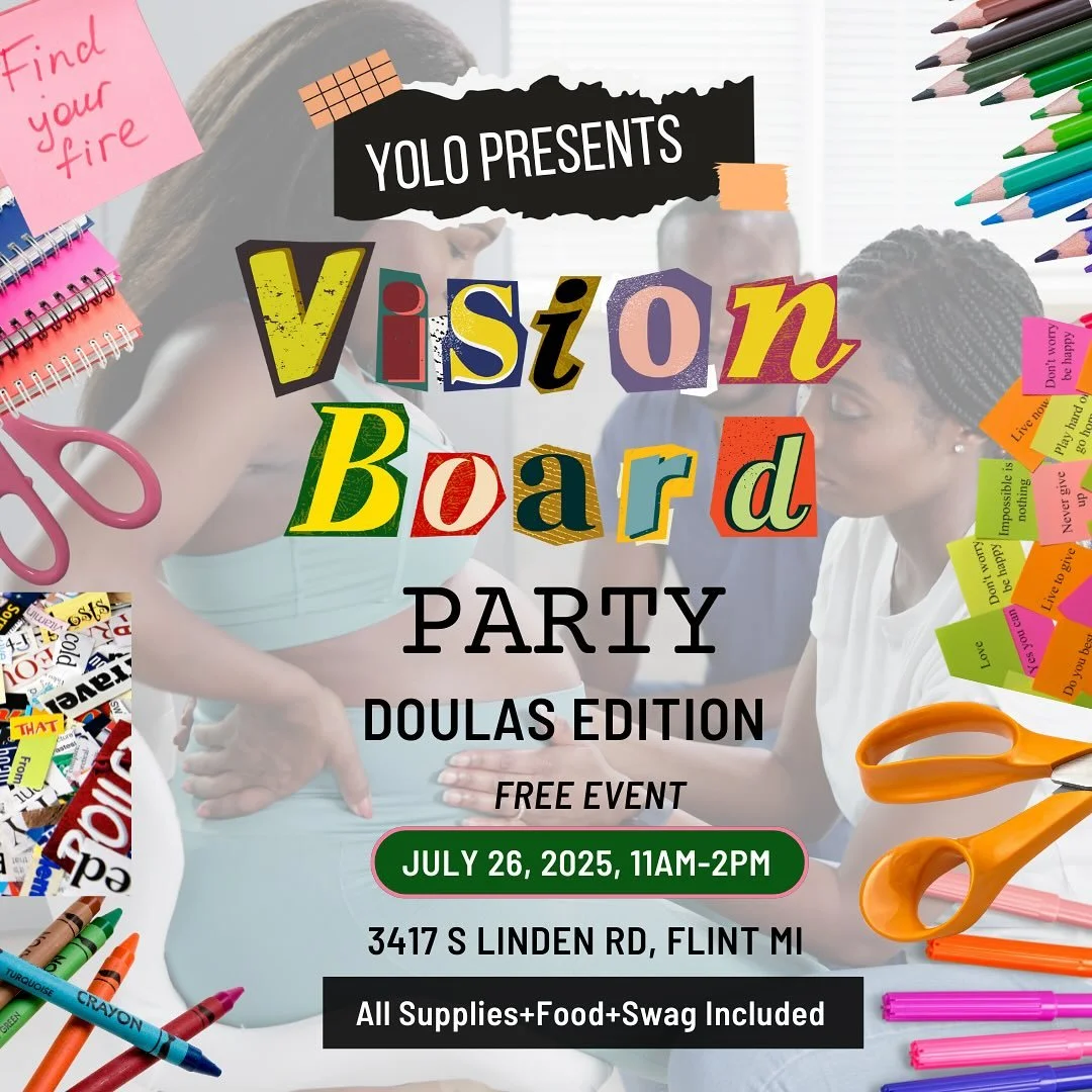 Join us for an afternoon designed for doulas!

Whether you&rsquo;re just starting out or deep in the work of birth support, this Vision Board-Party: Doulas Edition is your space to dream, plan, and connect. 

There will be a special guest midwife sha