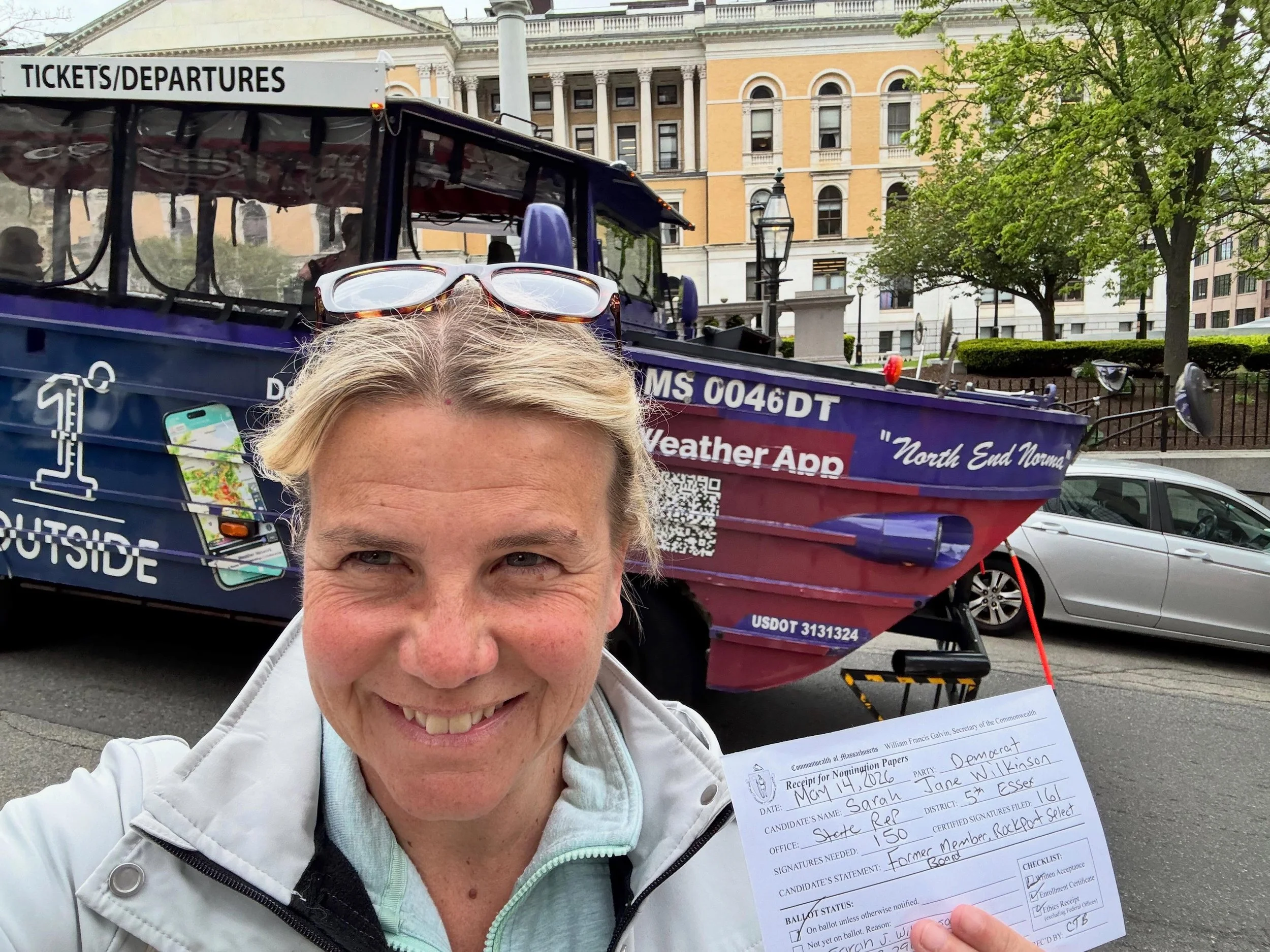 I&rsquo;m on the ballot and ready to get to work!!!! Let&rsquo;s go!!!!
Primary Sept. 1st, 2026.  www.wilkinsonforcapeann.com
