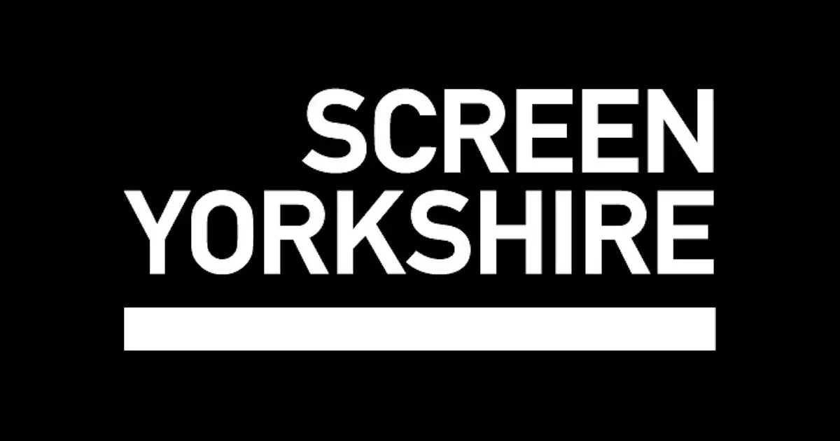 The logo of Screen Yorkshire, featuring a black background with white text.