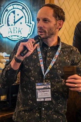 Tom Jordan speaking at the Children's Media Conference. Photo by Dean Atkins Photography.