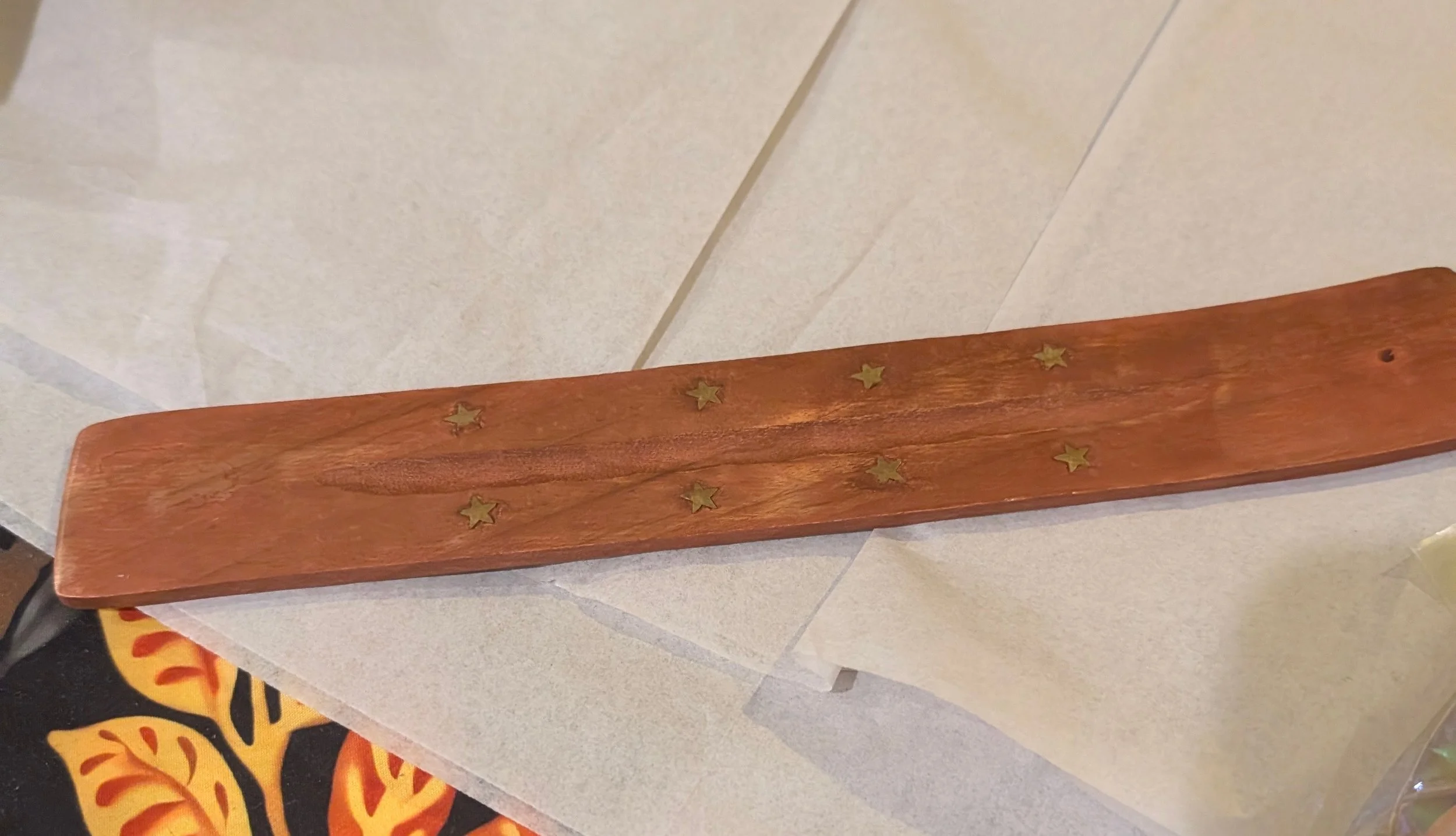 Wooden Incense Holder -' Ash Catcher