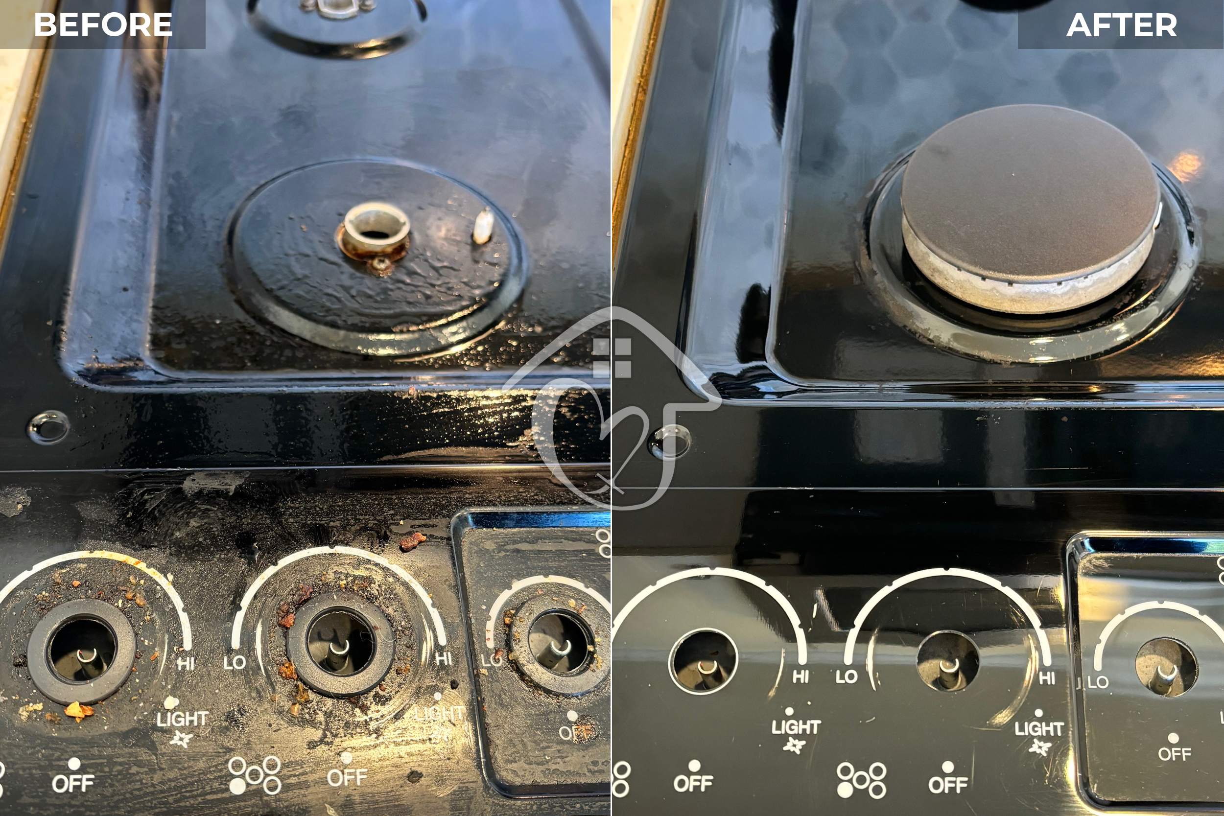 We removed the knobs and look what we found!