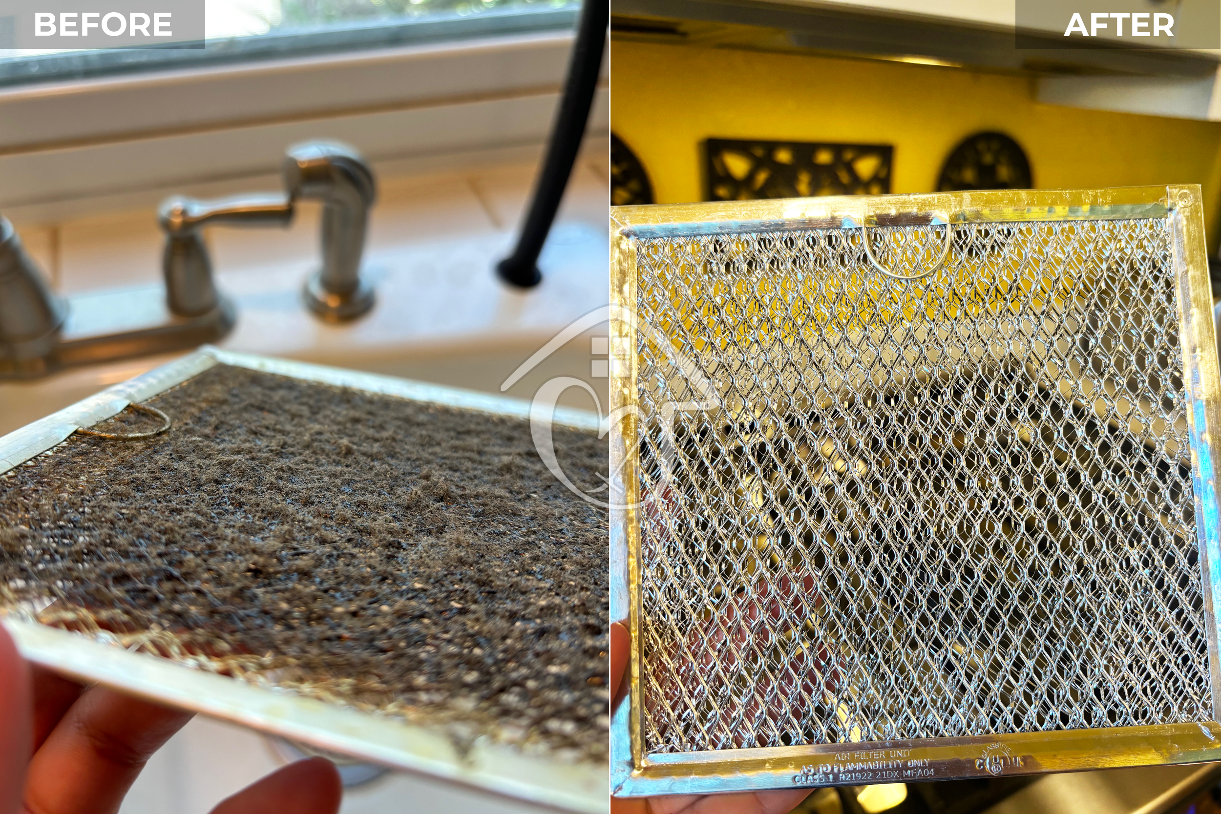 The grease buildup could have caused a fire!