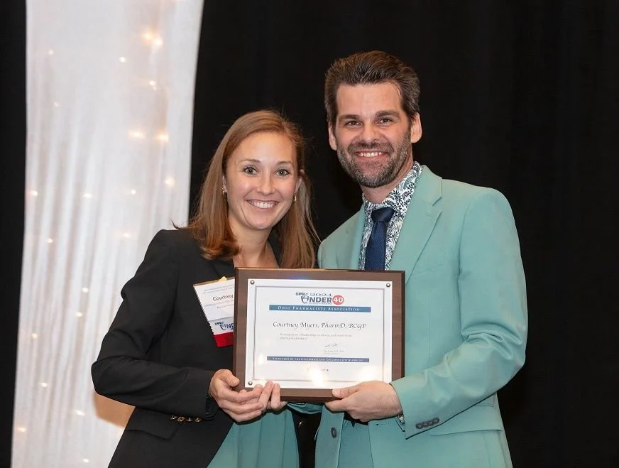 Ohio Pharmacists Association 40 Under 40 Recognition Courtney Myers