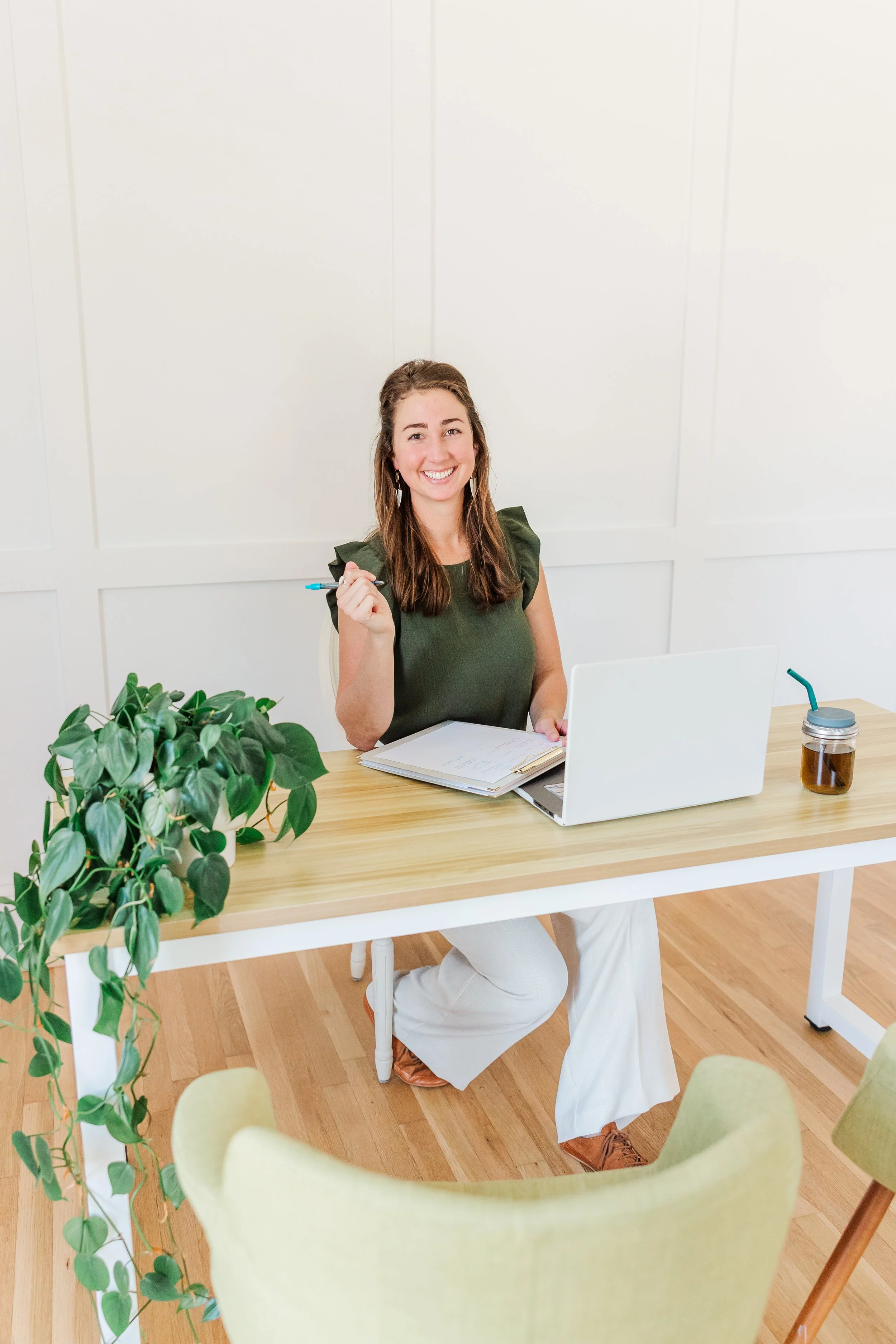 Dr. Olivia Tucker providing ongoing fertility mentorship for couples