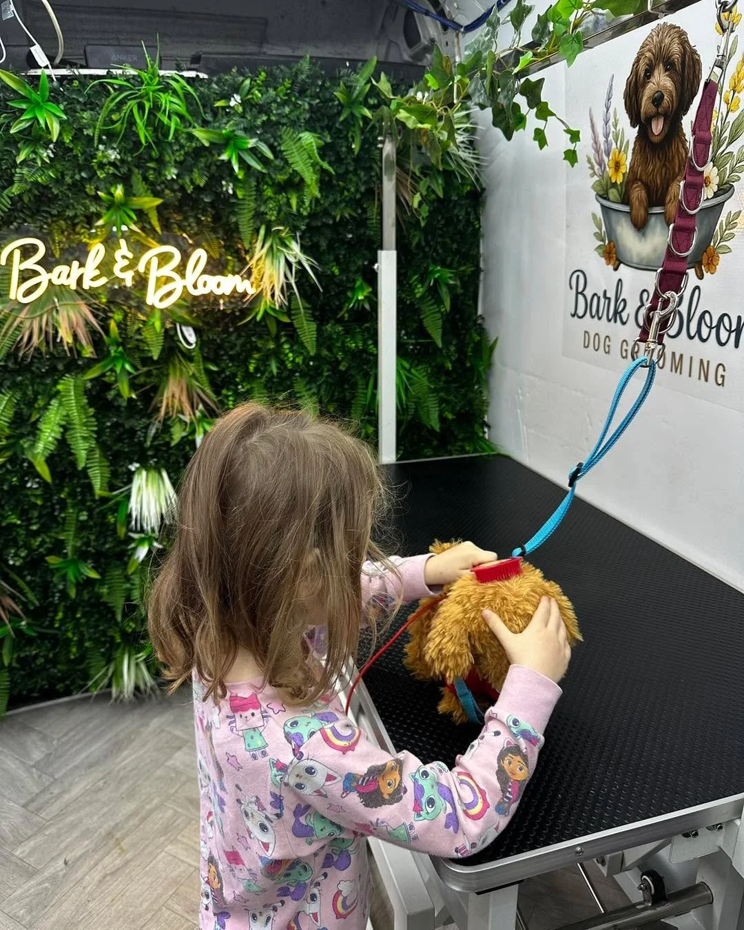 Don&rsquo;t worry everyone! She&rsquo;s practising on her toys before I let her loose with the real clients! 😅

Daisy says she wants to be a dog groomer just like Mummy, so naturally she&rsquo;s already started practising on her own little dog, Waff