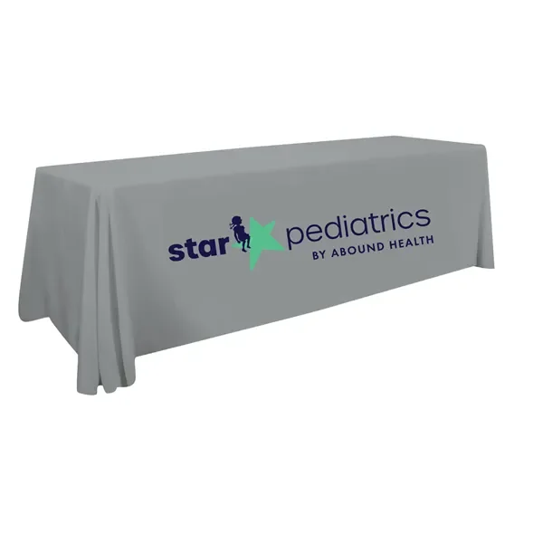 8' Standard Table Throw (Full-Color Front Only)