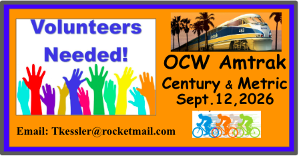 Volunteers needed for Amtrak Century