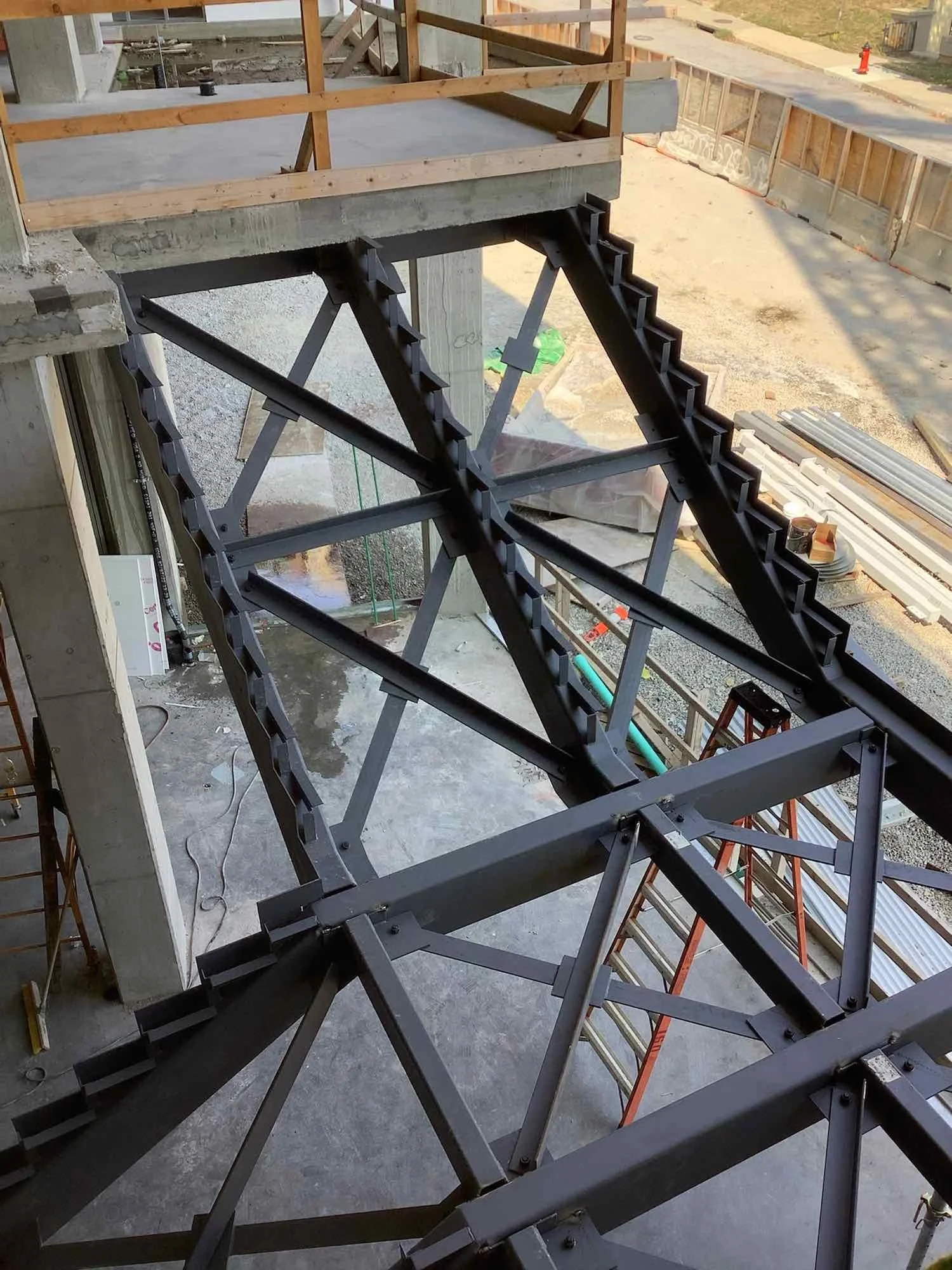 Progress at the Plaza Job Site