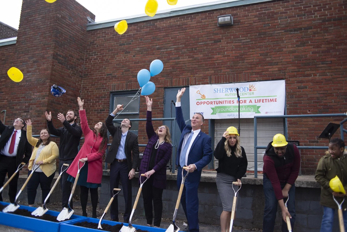 Sherwood Autism Breaks Ground