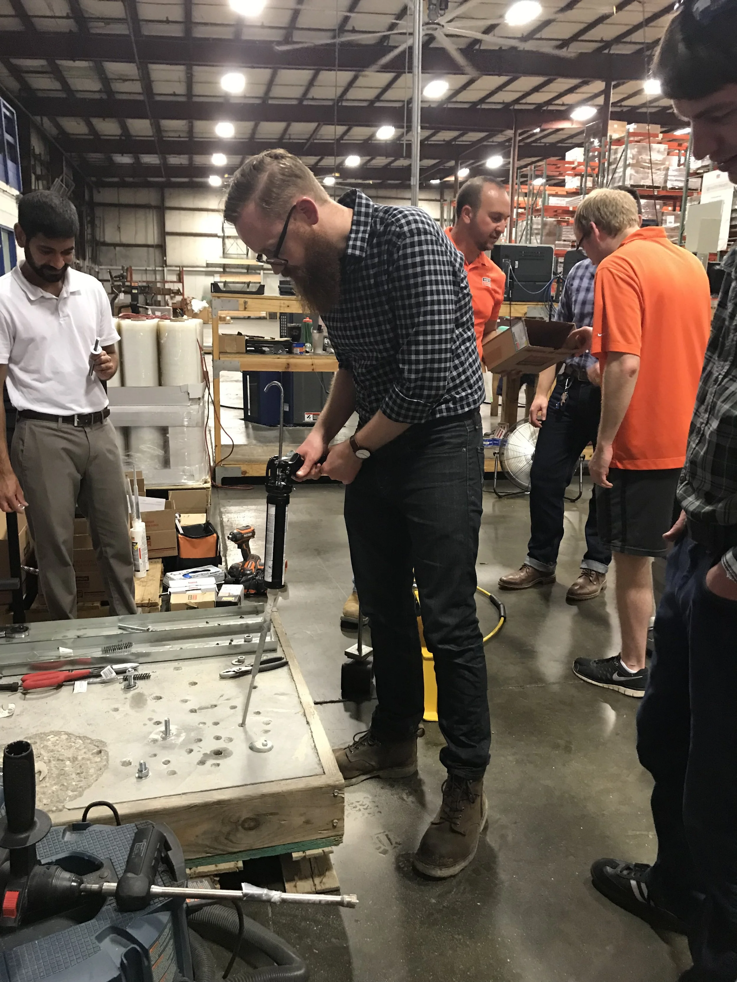 Simpson Strong Tie Anchor Install
