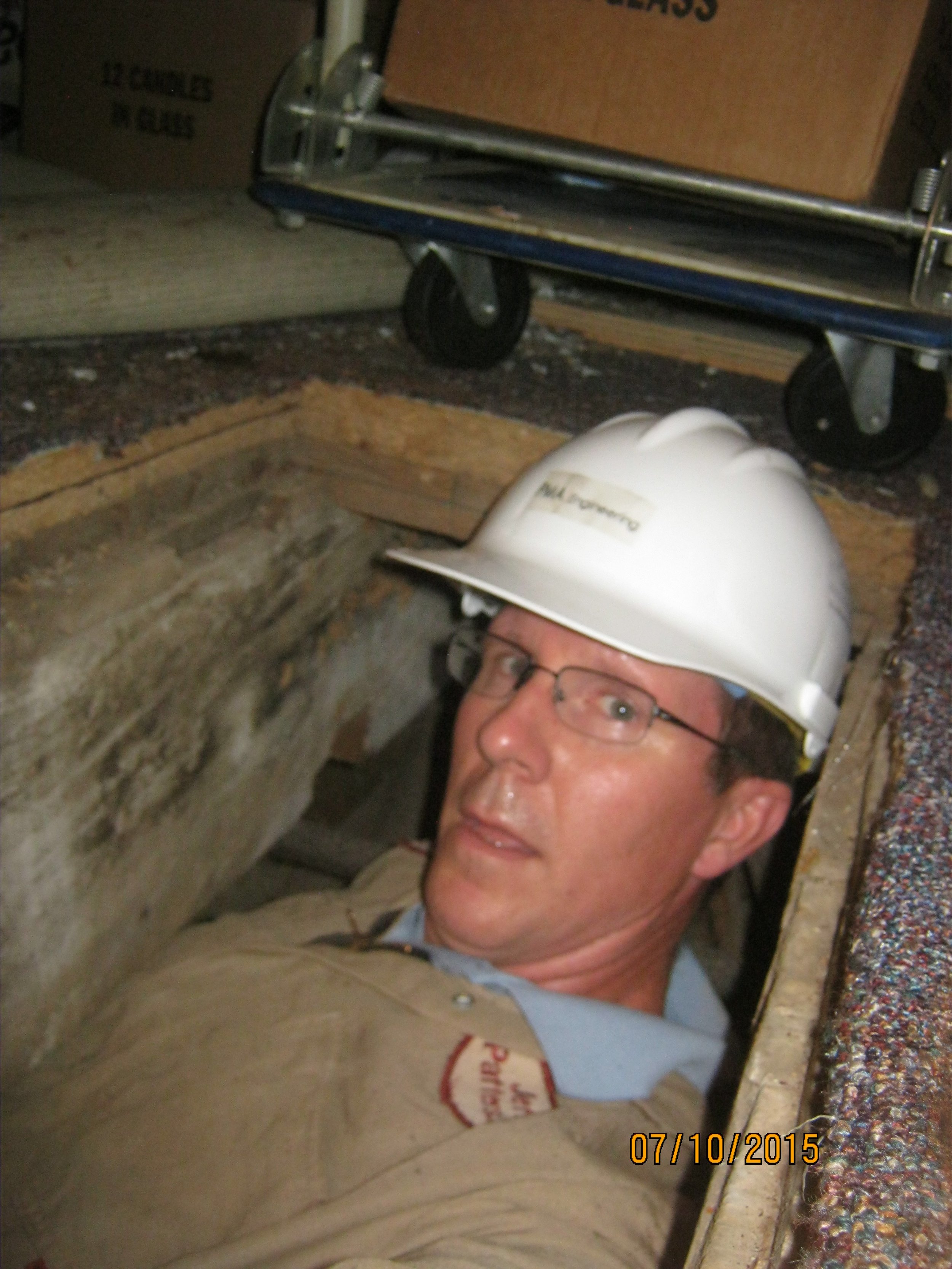 Principal, Jeff Patterson, isn't afraid to get a little dirty......