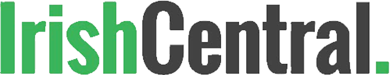Logo with the words 'Irish Central' in green and black text.