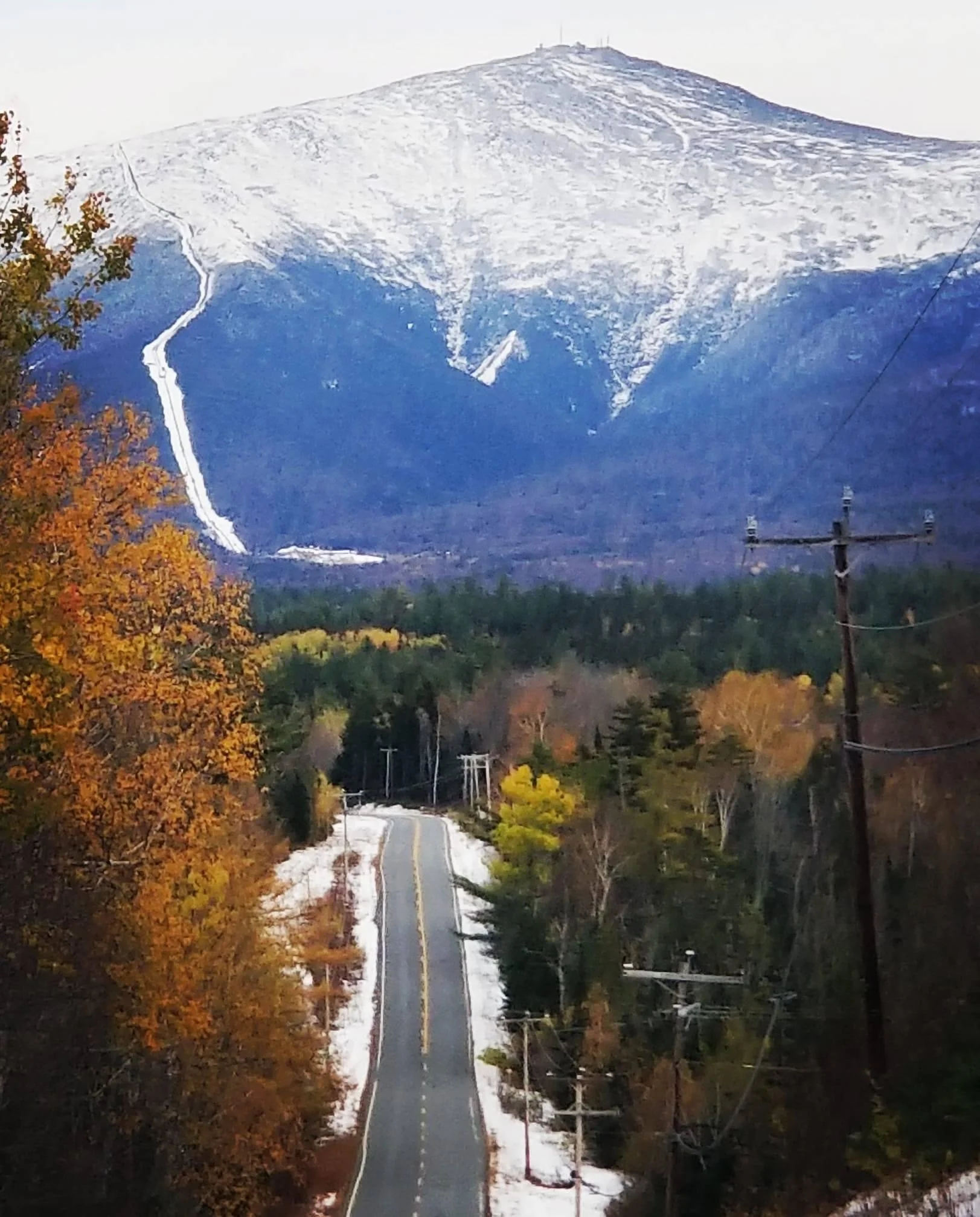 mt Washington in the distance