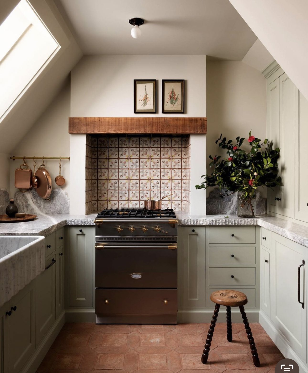 Residential kitchen designed with operational support from a virtual design assistant in the design and build process