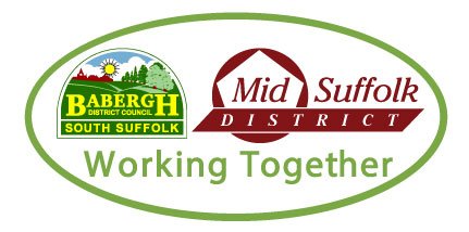 Babergh and Mid Suffolk District Working Together Logo