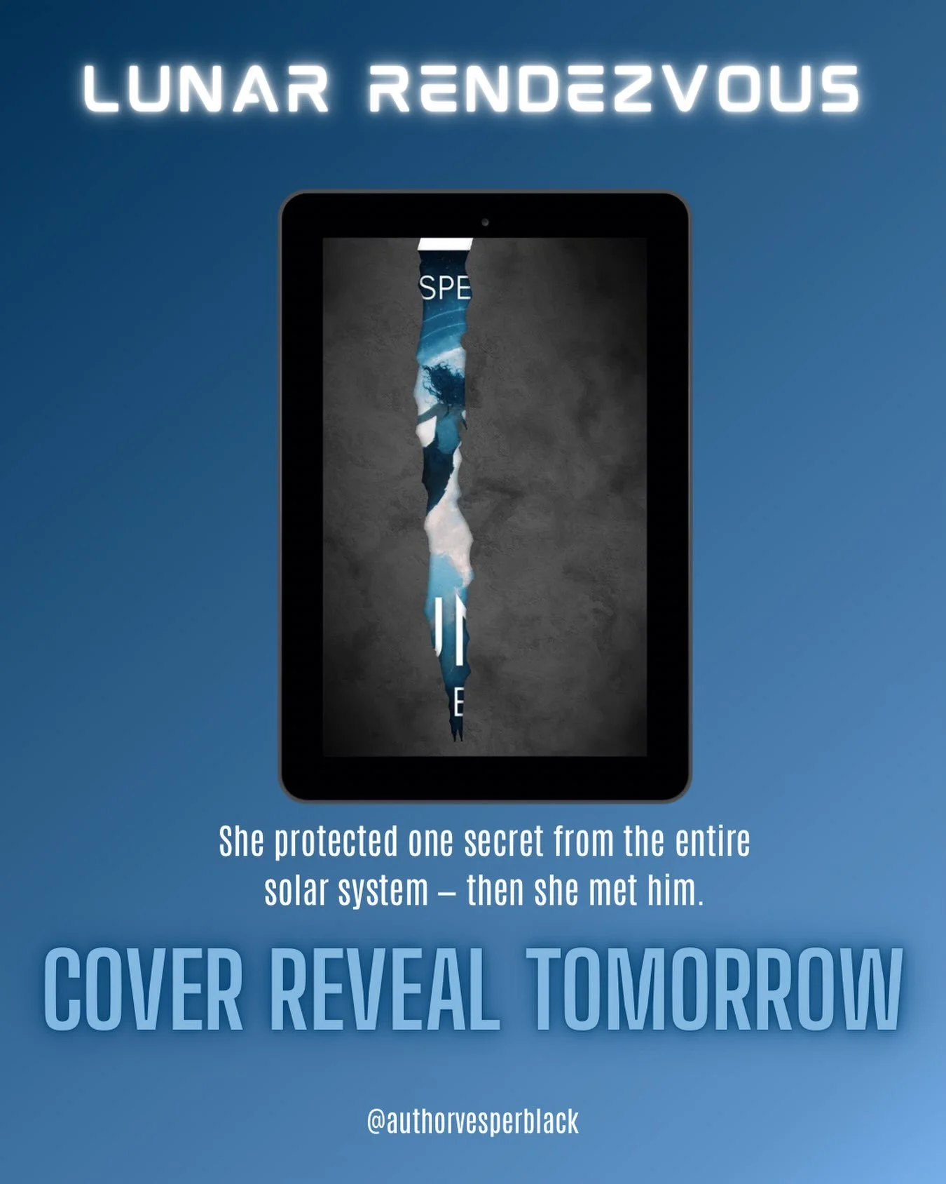 I&rsquo;m revealing my gorgeous cover for Lunar Rendezvous tomorrow! Ahh!

#bookstagram #sciencefiction #coverreveal