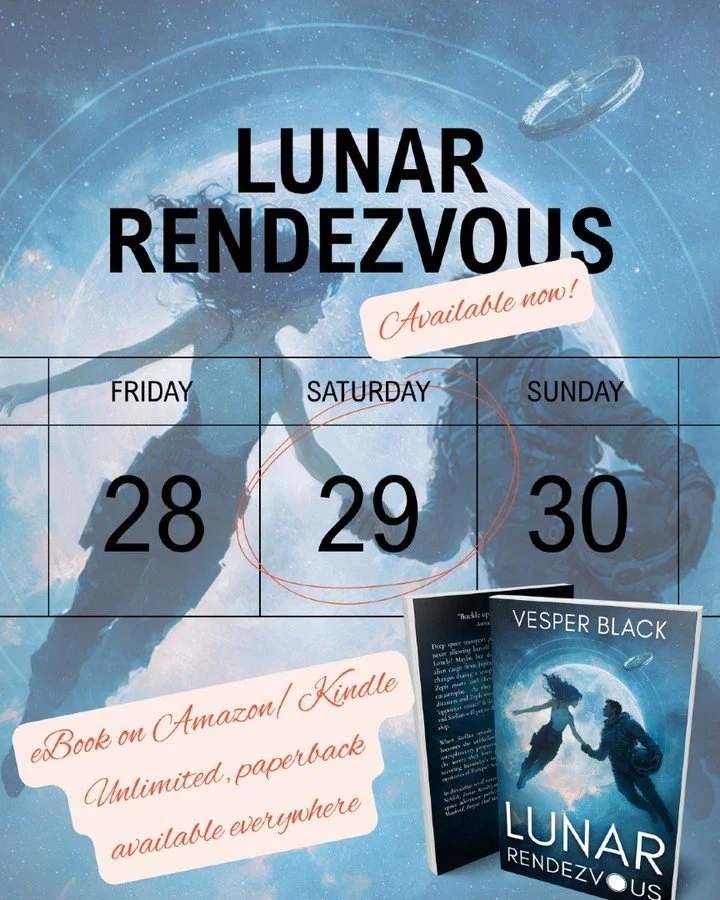 Ignition sequence start... It's release day for Lunar Rendezvous!

#sciencefiction #scifiromance #spaceopera