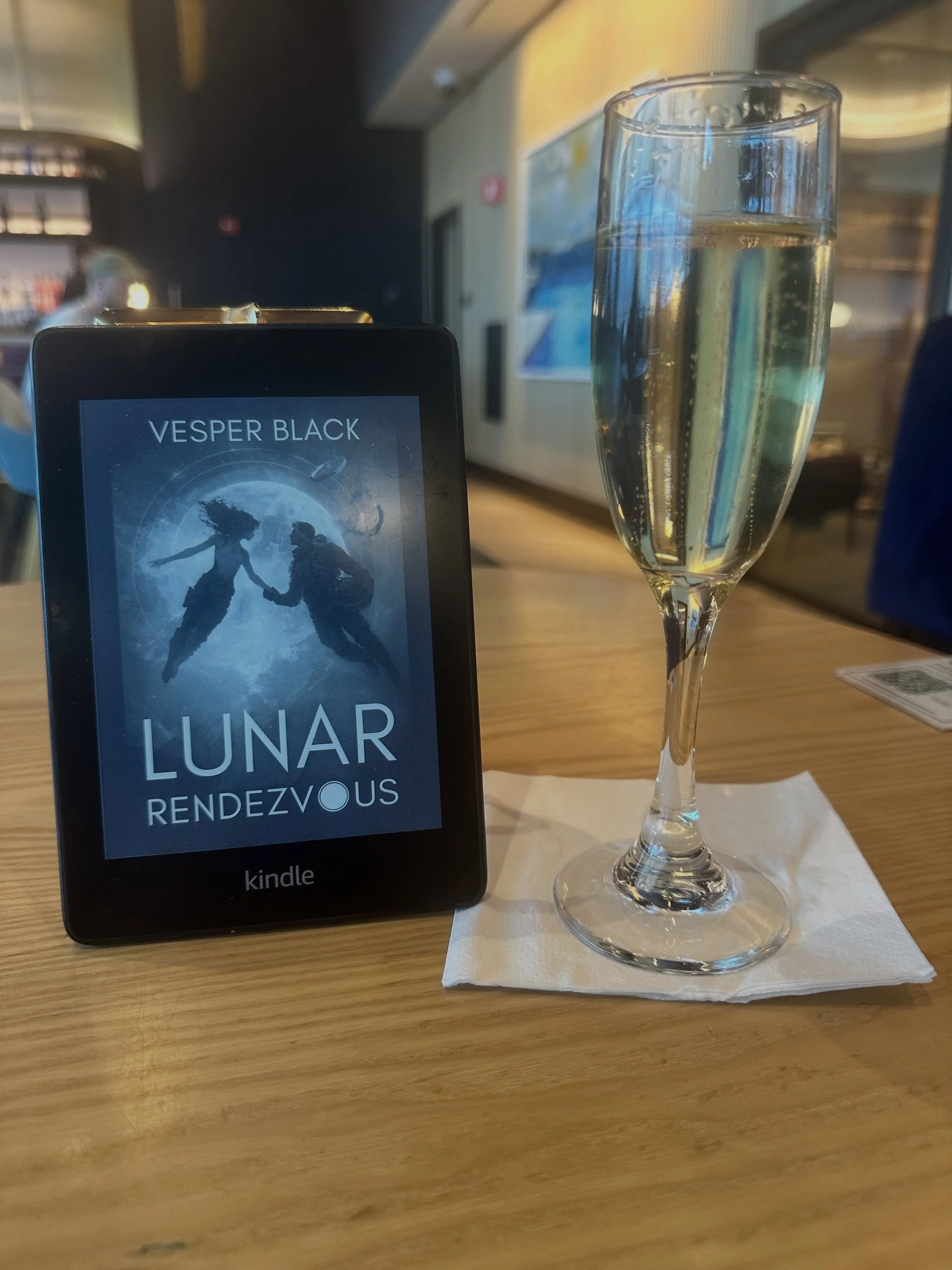 I am loving getting pictures today from readers today with their physical and digital copies of Lunar Rendezvous! This is a favorite so far, from a NASA buddy who is in Florida for the launch of the Nancy Grace Roman Space Telescope. Go Roman! 🚀✨